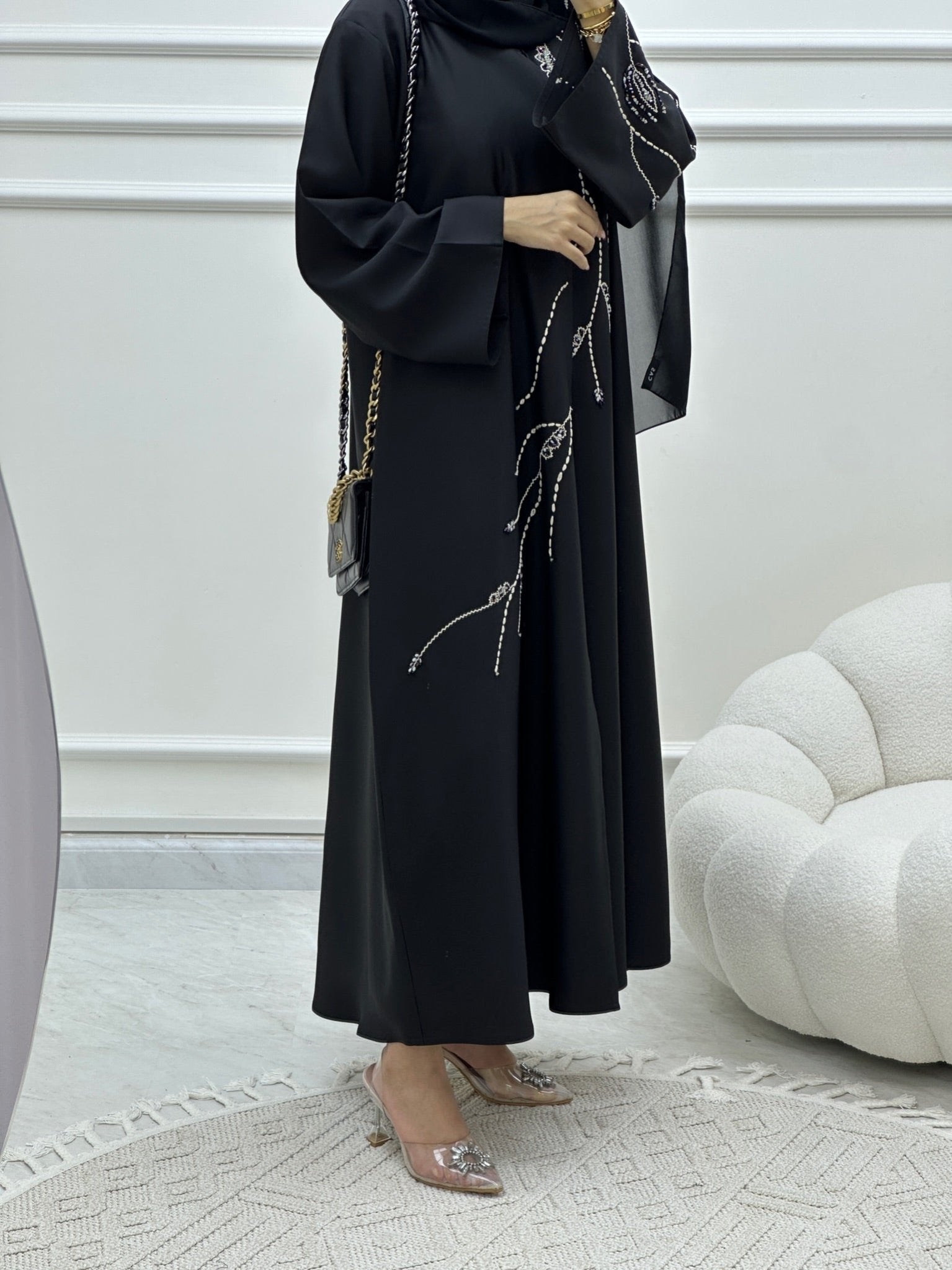 C Ramadan Black Eid Abaya 12