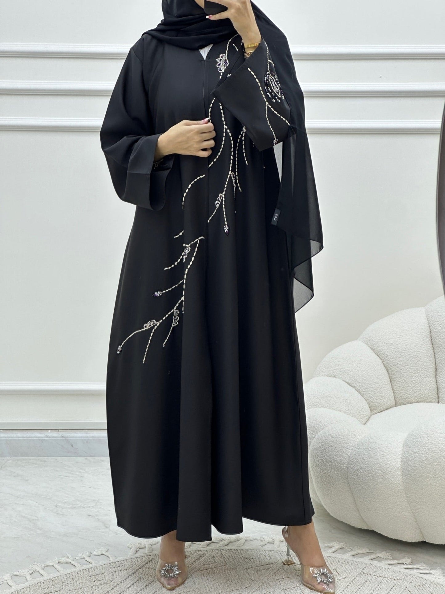 C Ramadan Black Eid Abaya 12