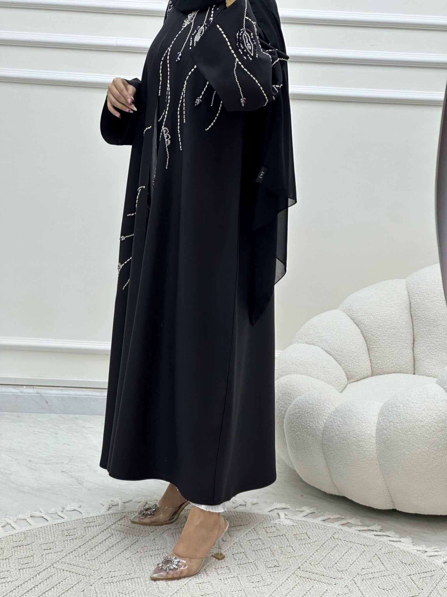 C Ramadan Black Eid Abaya 12