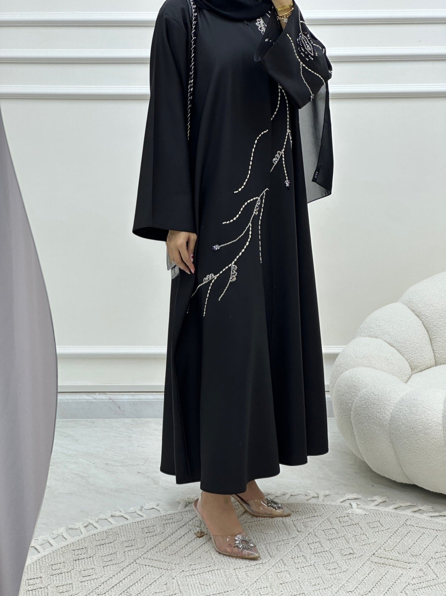 C Ramadan Black Eid Abaya 12