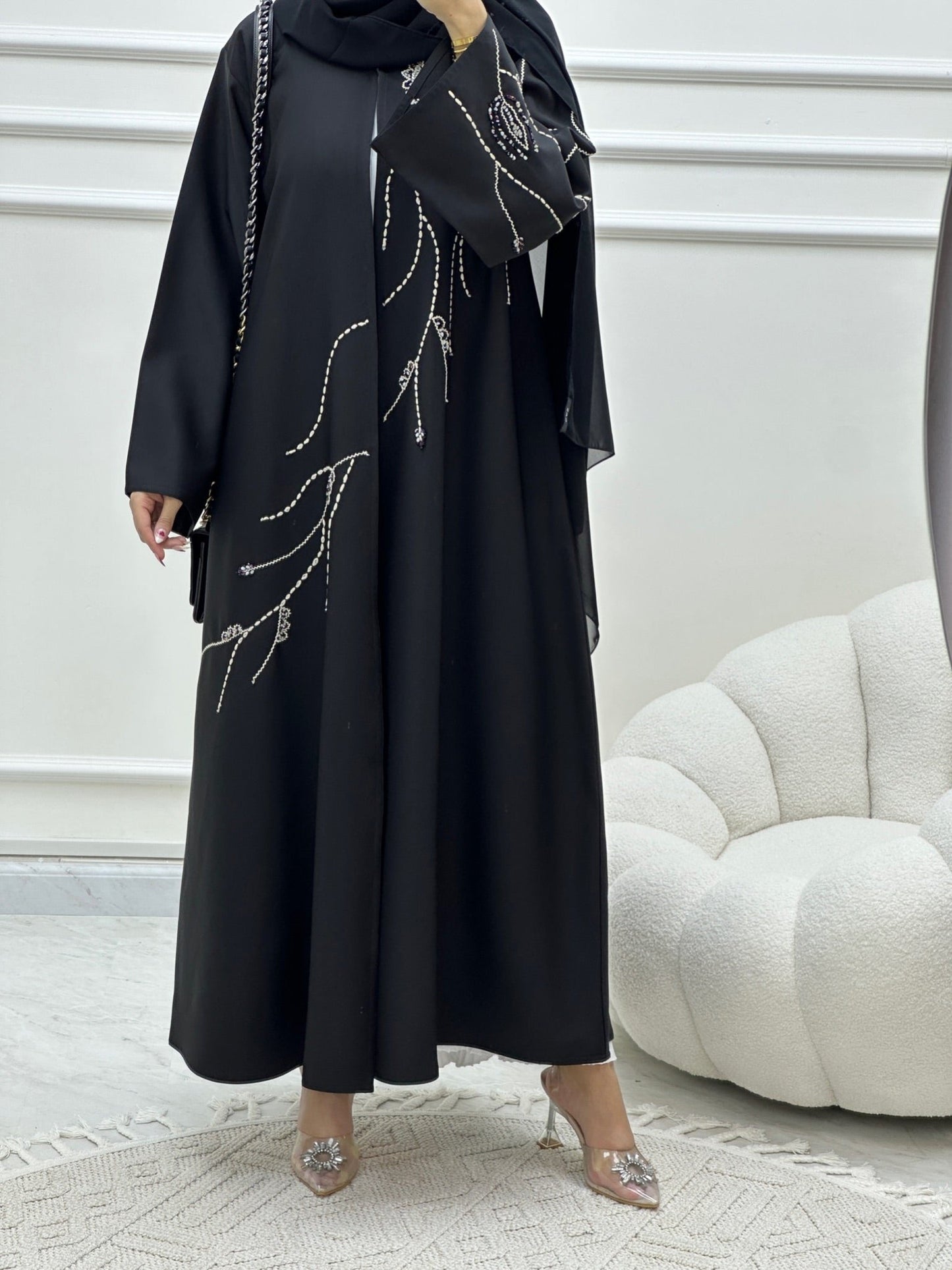 C Ramadan Black Eid Abaya 12