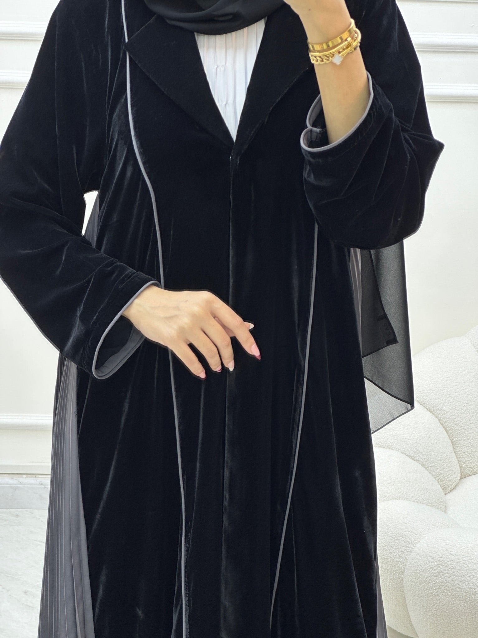 C Ramadan Black Eid Abaya 13