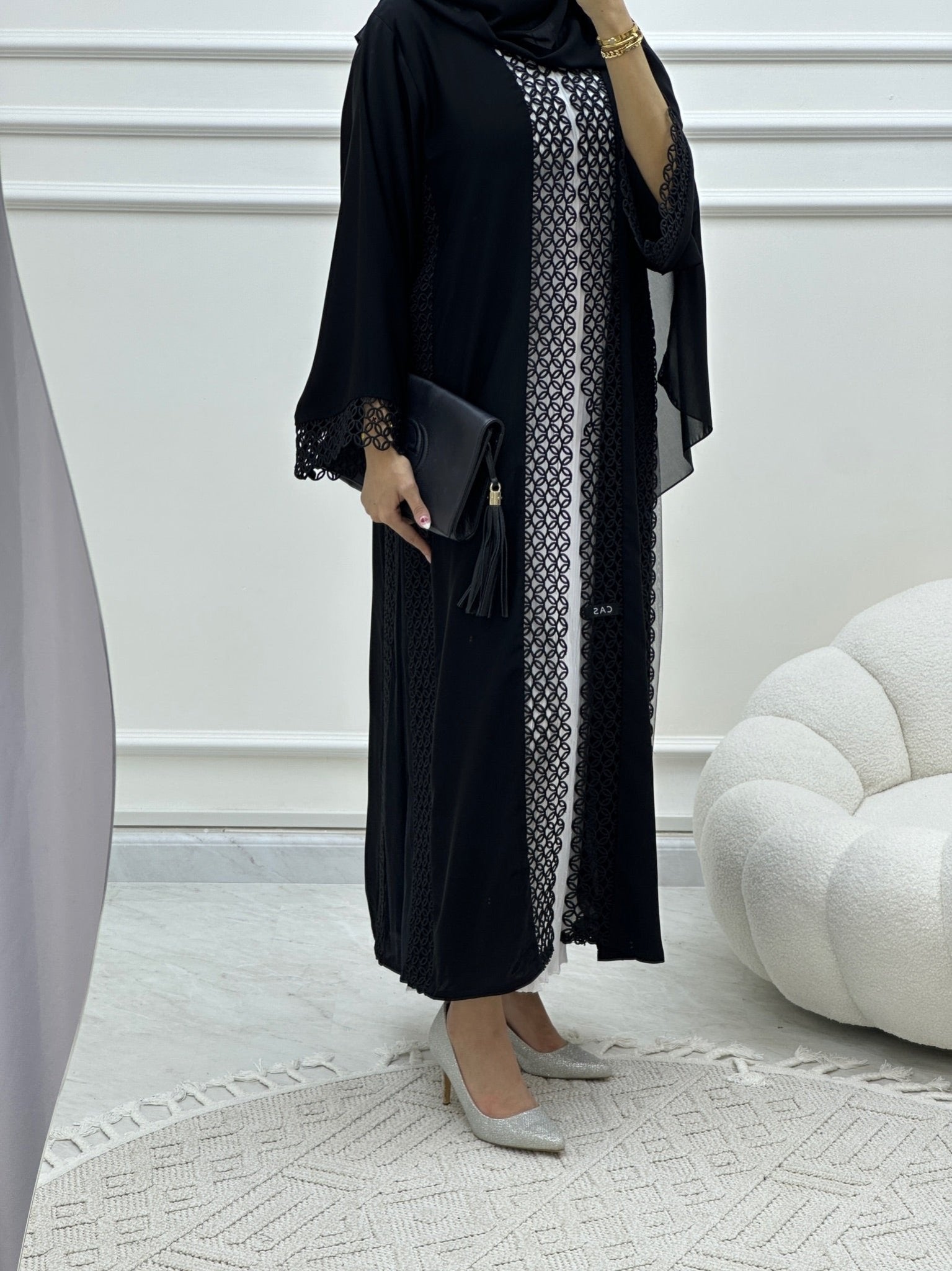 C Ramadan Black Eid Abaya 15