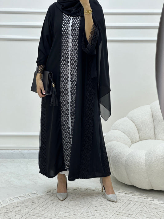 C Ramadan Black Eid Abaya 15