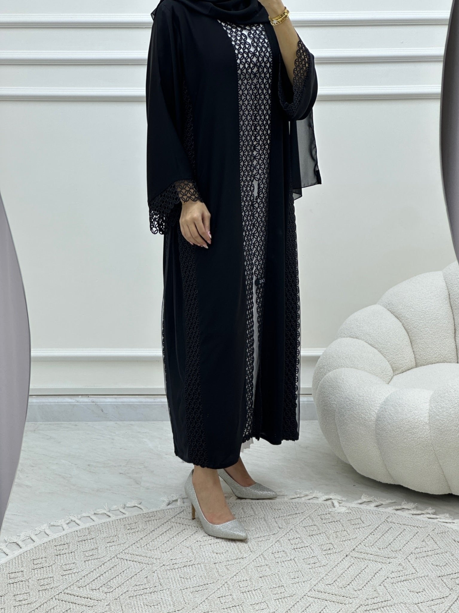 C Ramadan Black Eid Abaya 15