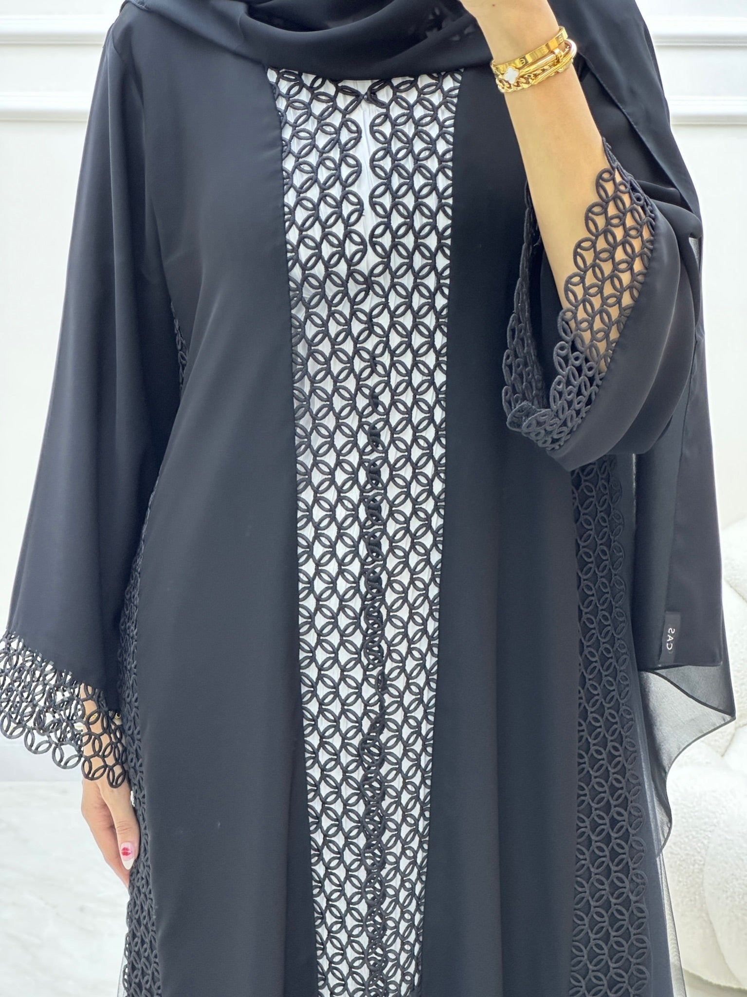 C Ramadan Black Eid Abaya 15