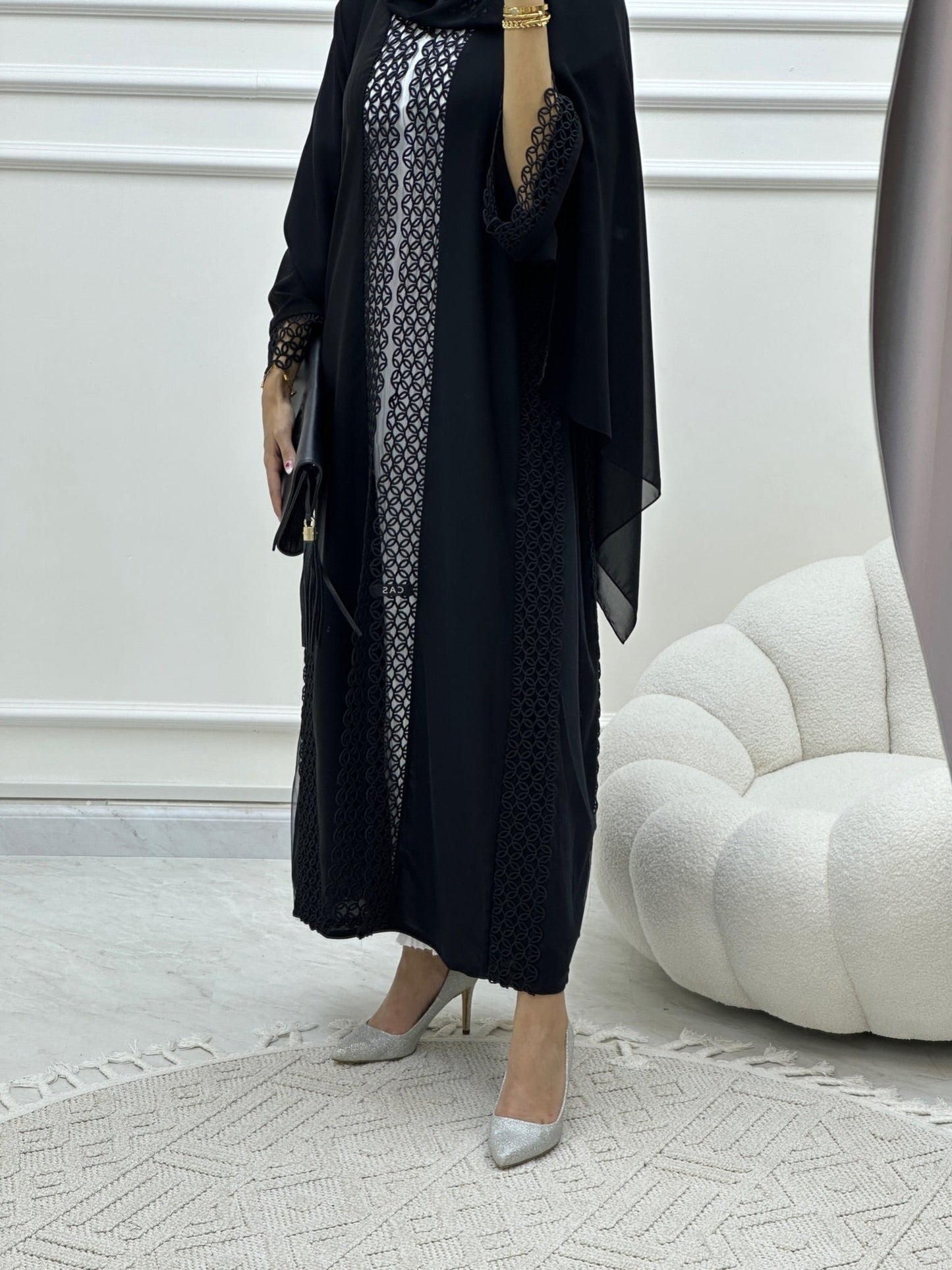 C Ramadan Black Eid Abaya 15