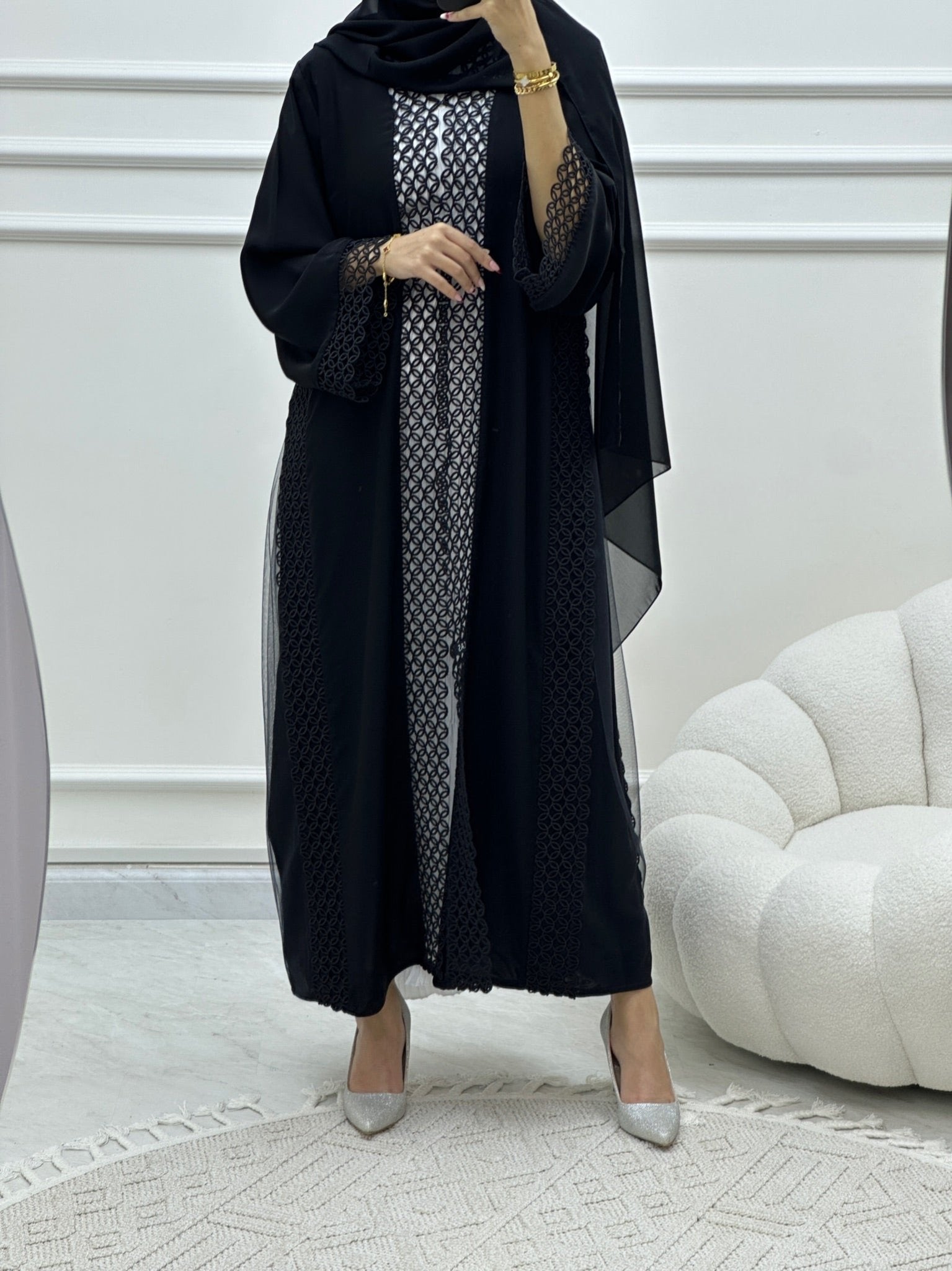 C Ramadan Black Eid Abaya 15