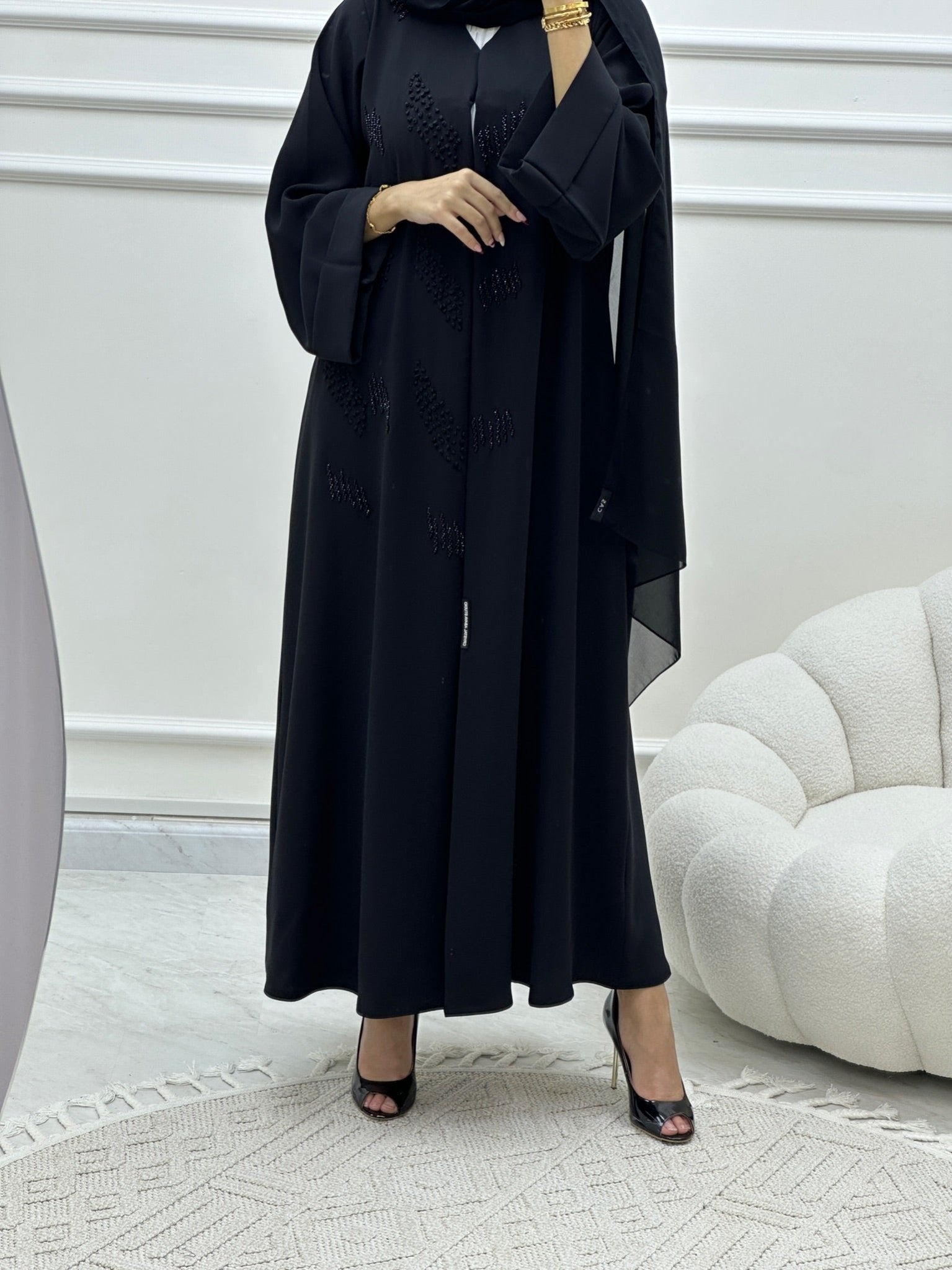 C Ramadan Black Eid Abaya 16