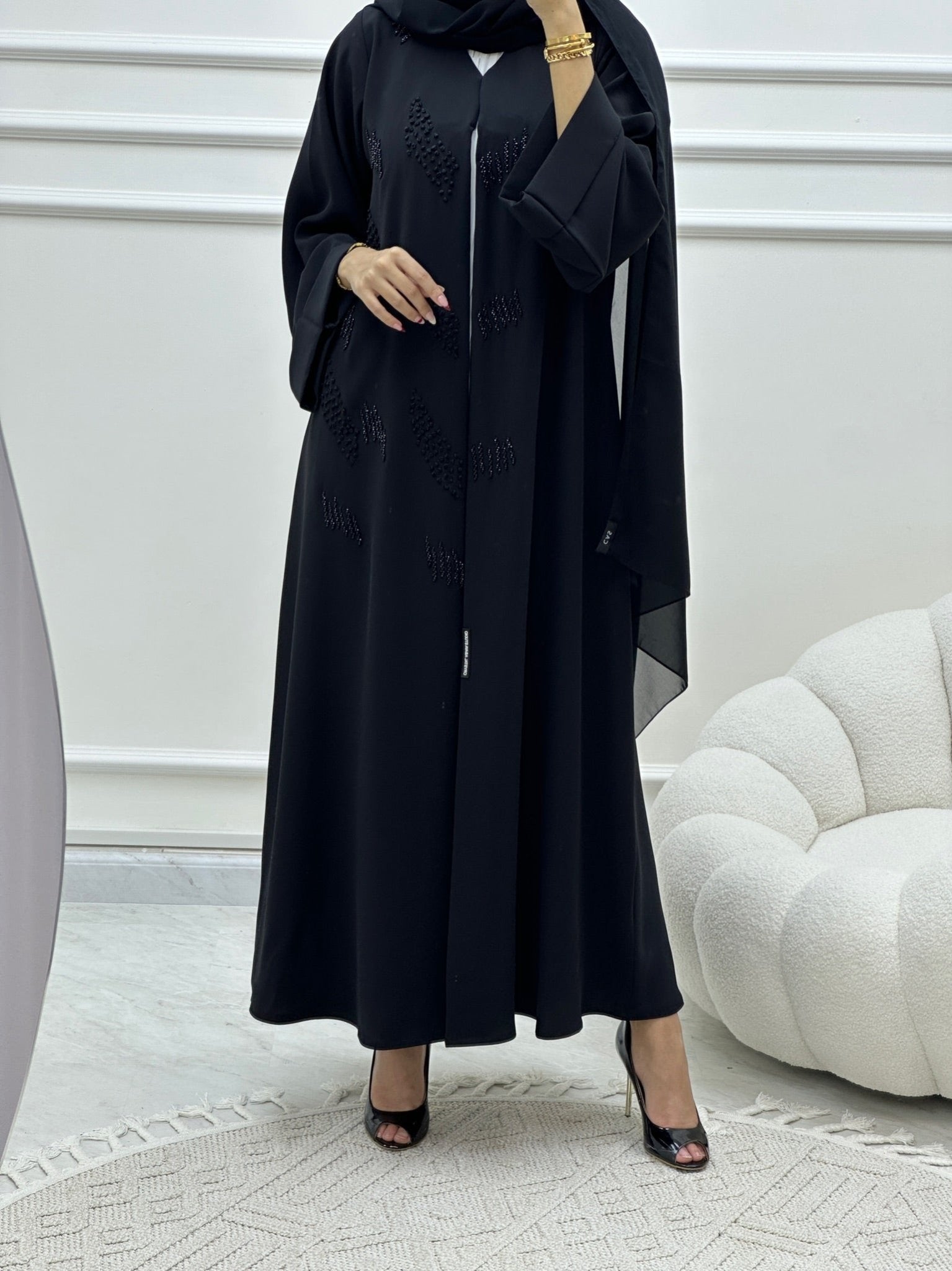 C Ramadan Black Eid Abaya 16