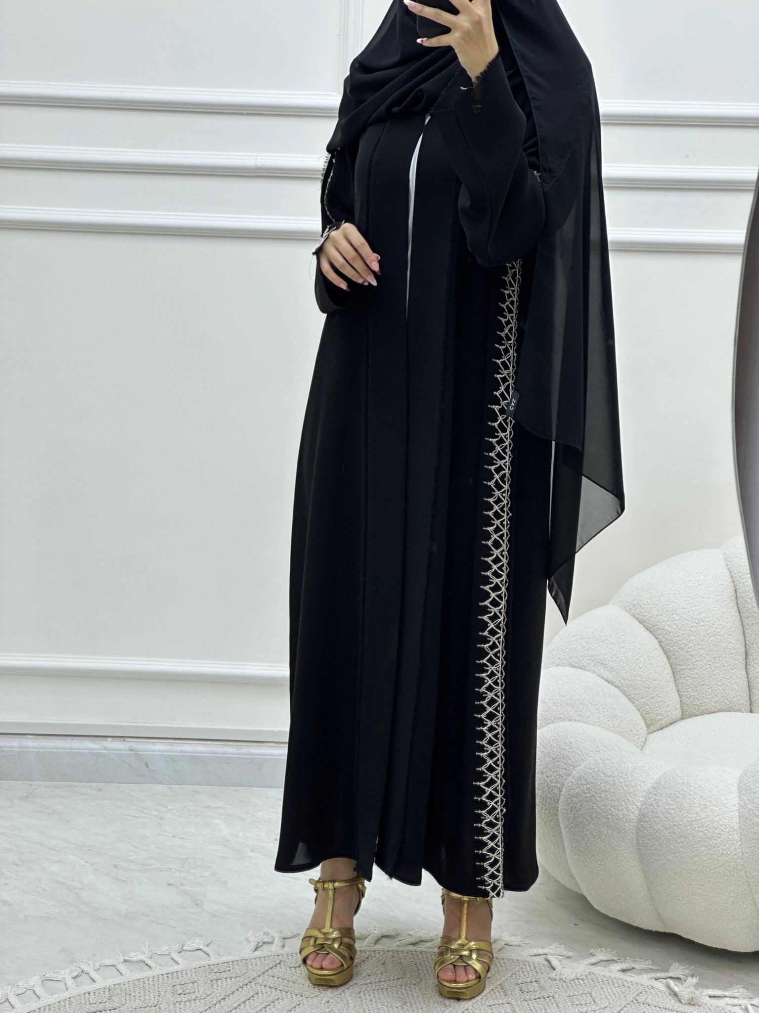 C Ramadan Black Eid Abaya 18