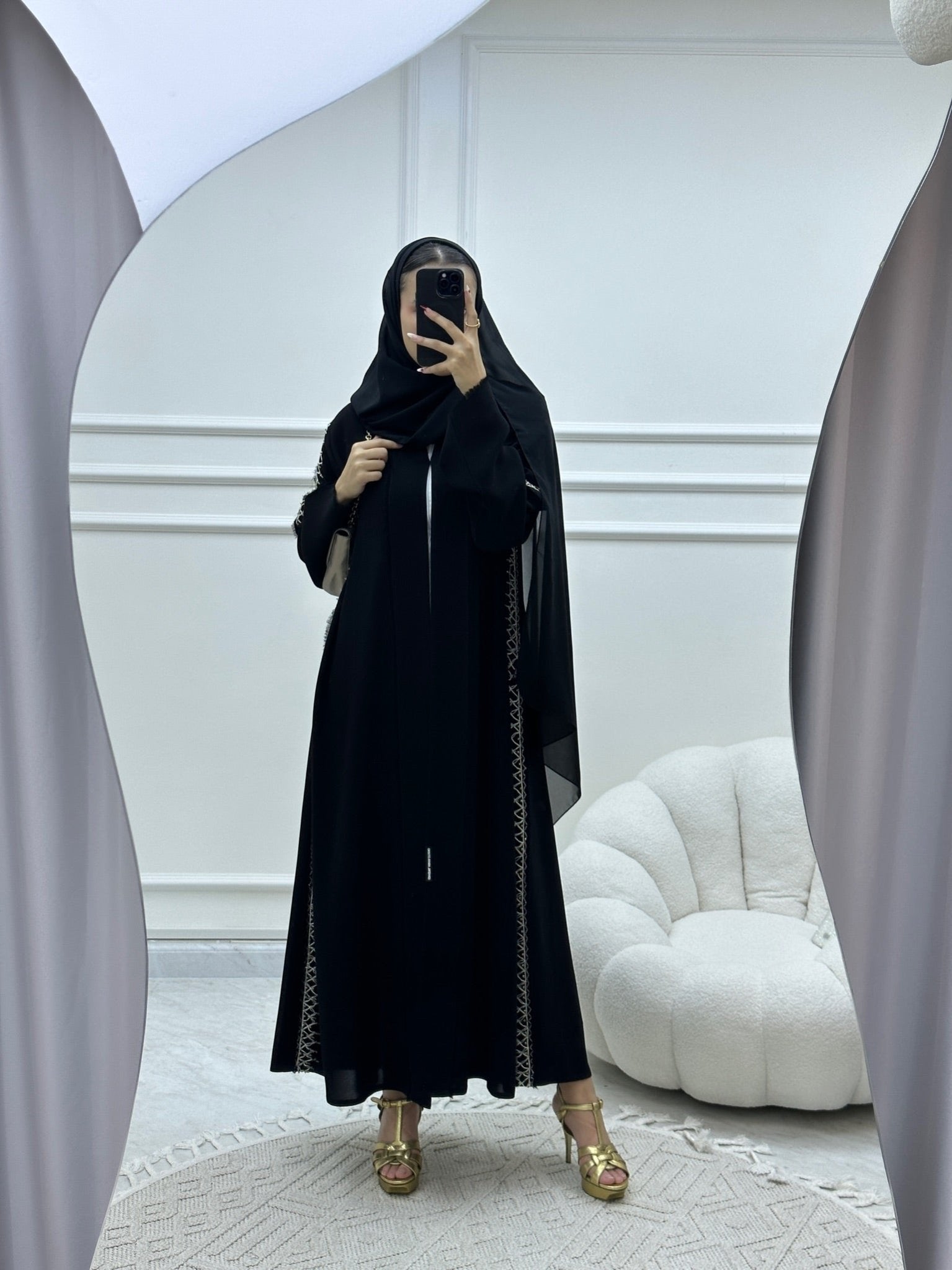 C Ramadan Black Eid Abaya 18