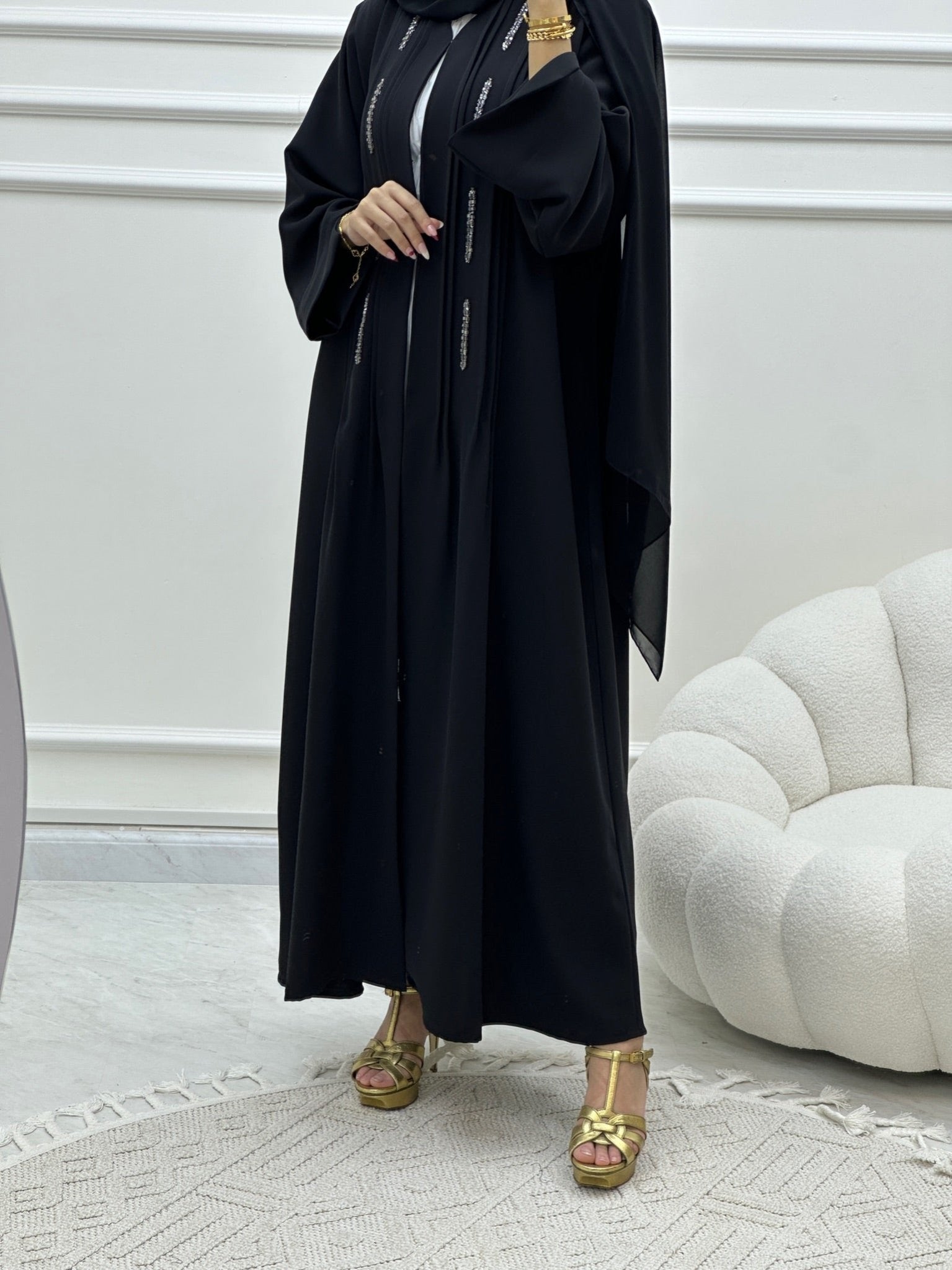 C Ramadan Black Eid Abaya 19