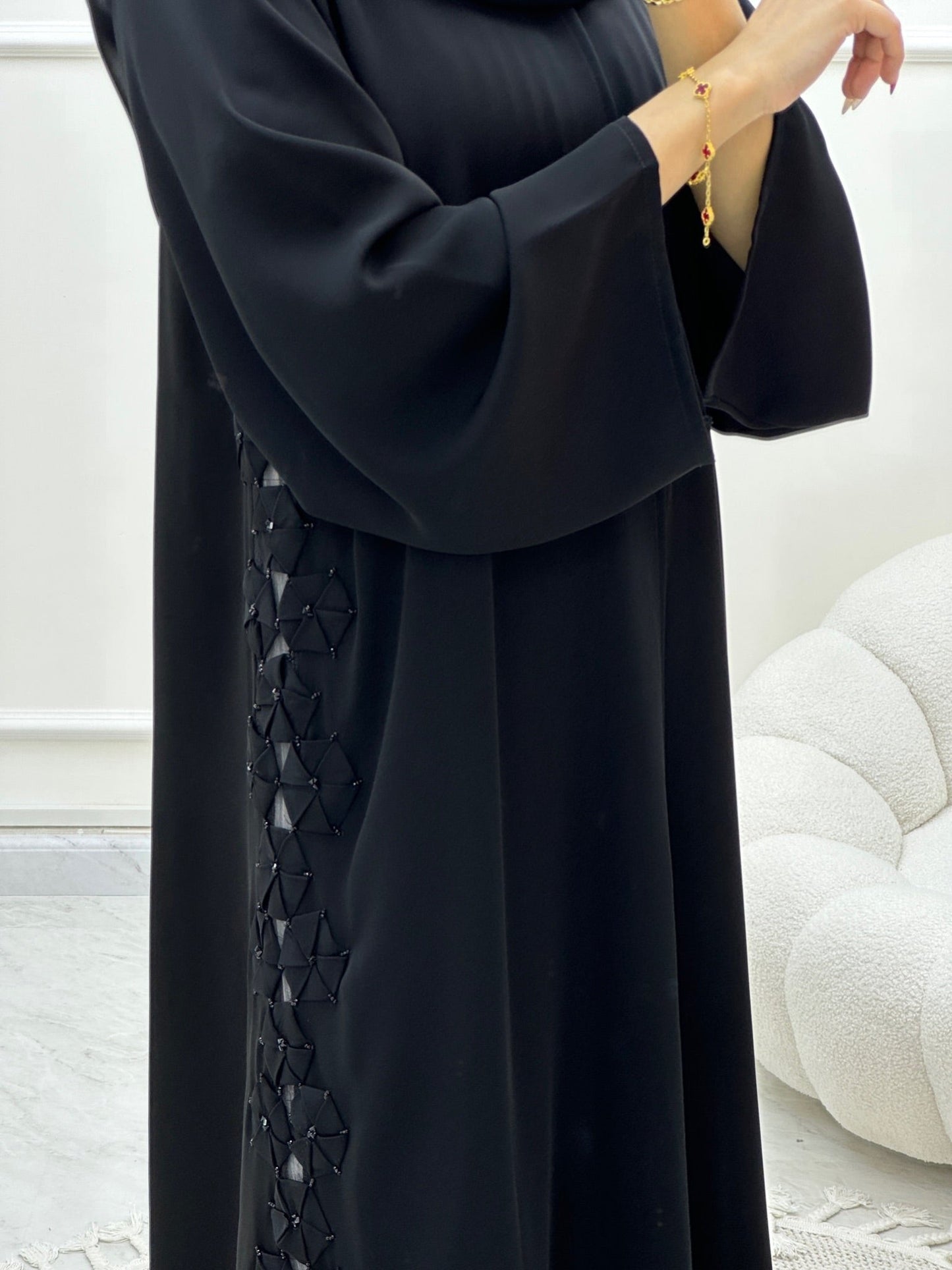 C Ramadan Black Eid Abaya 20