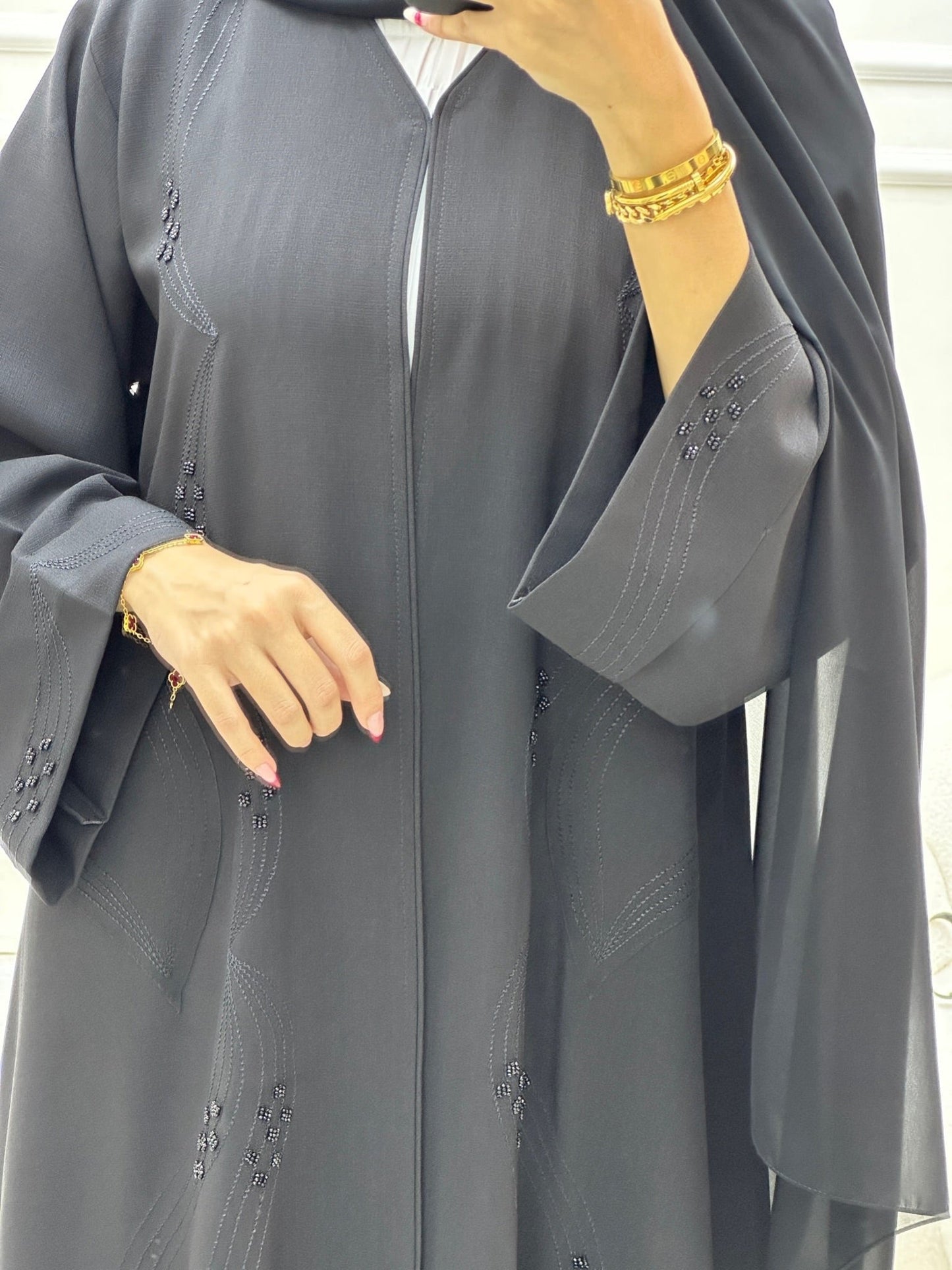 C Ramadan Black Eid Abaya 21