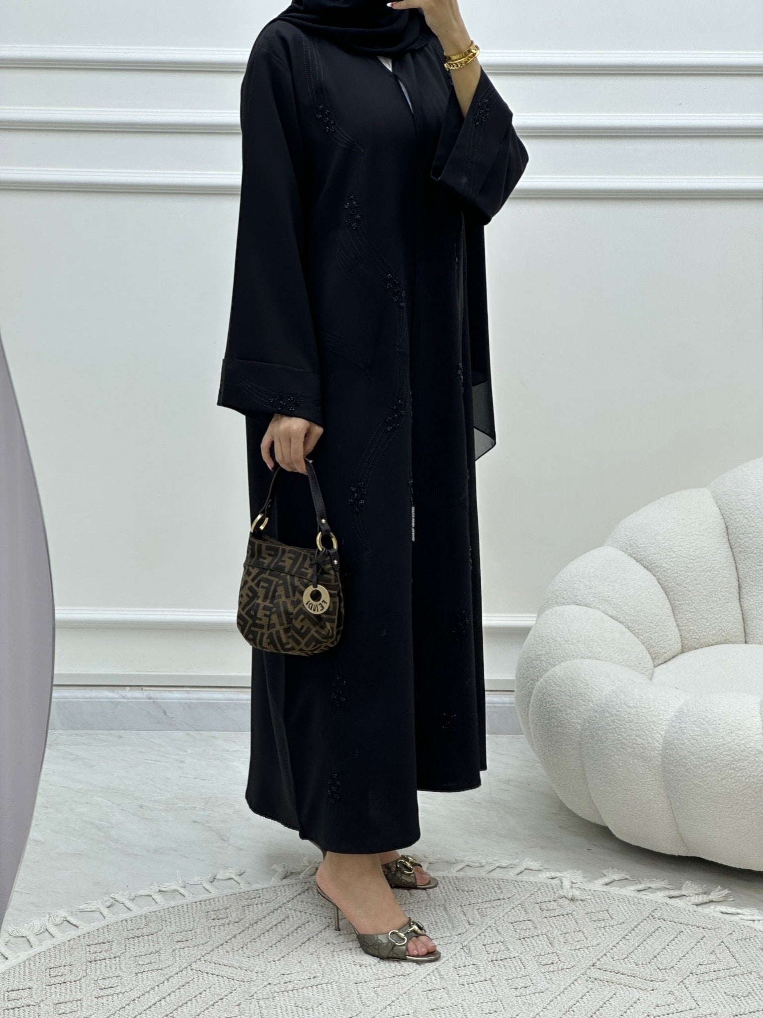 C Ramadan Black Eid Abaya 21