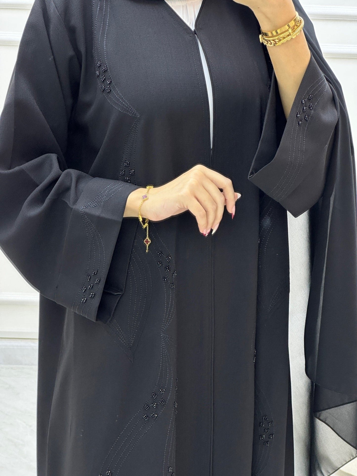 C Ramadan Black Eid Abaya 21