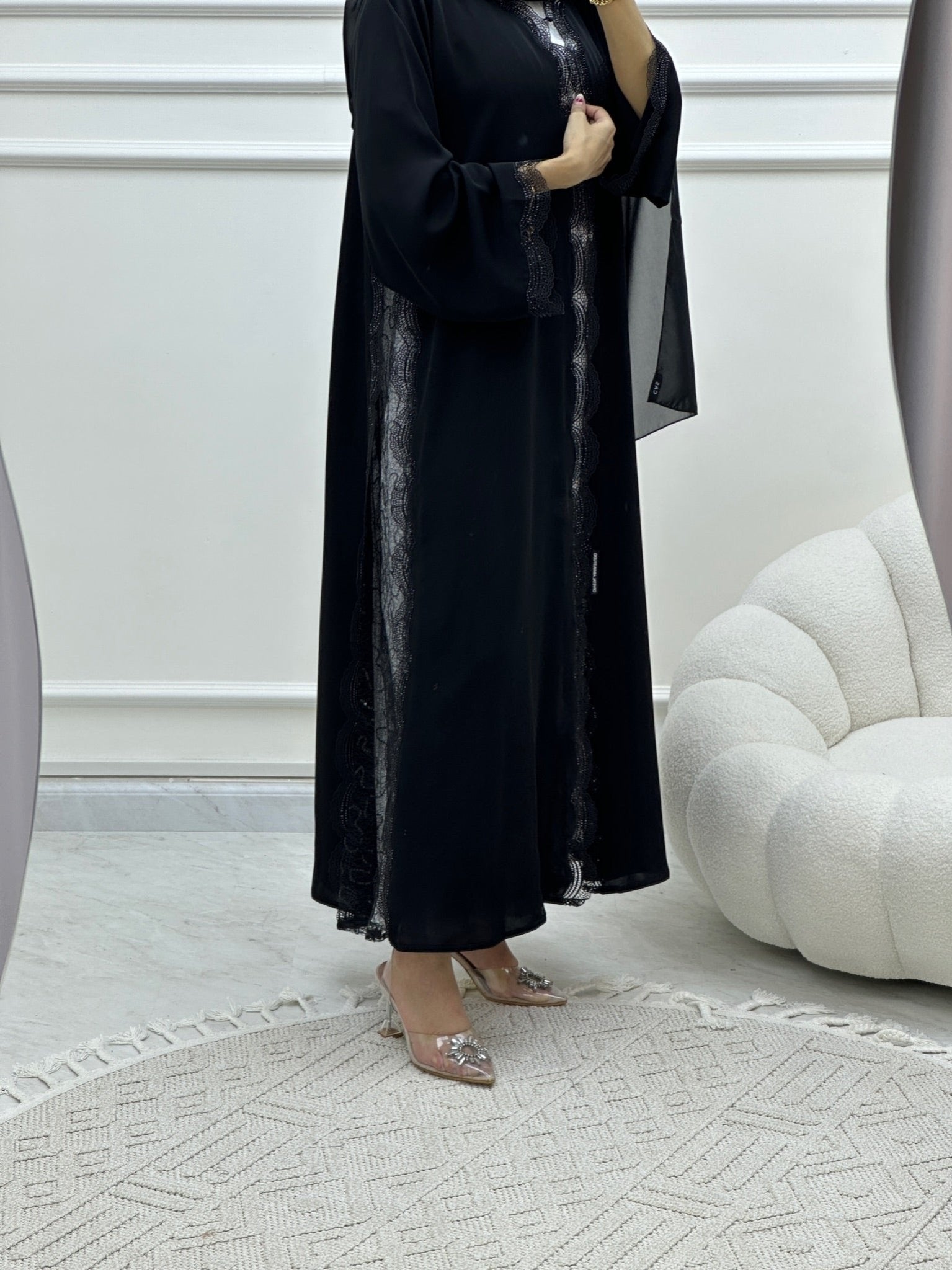 C Ramadan Black Eid Abaya 22