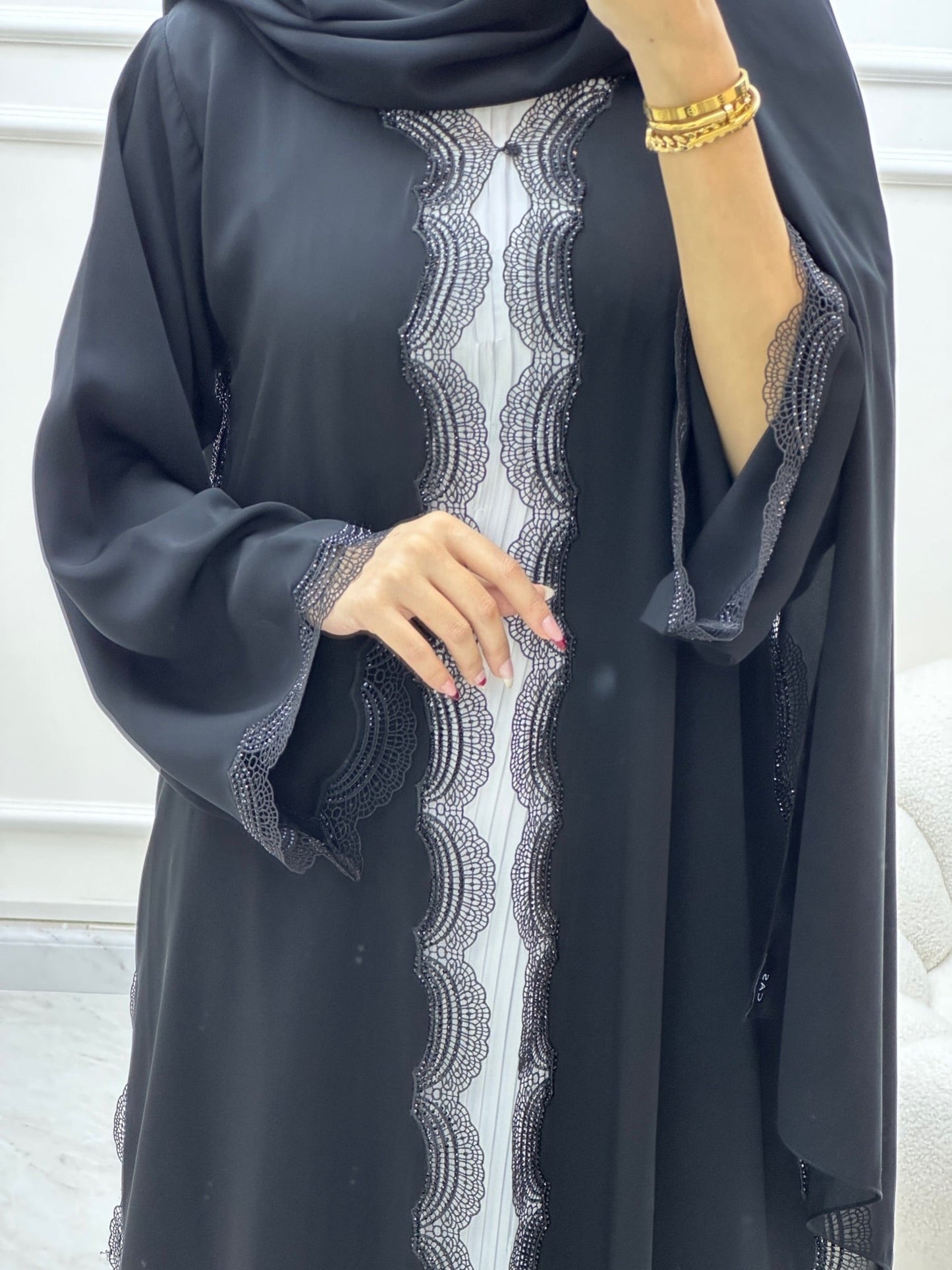 C Ramadan Black Eid Abaya 22