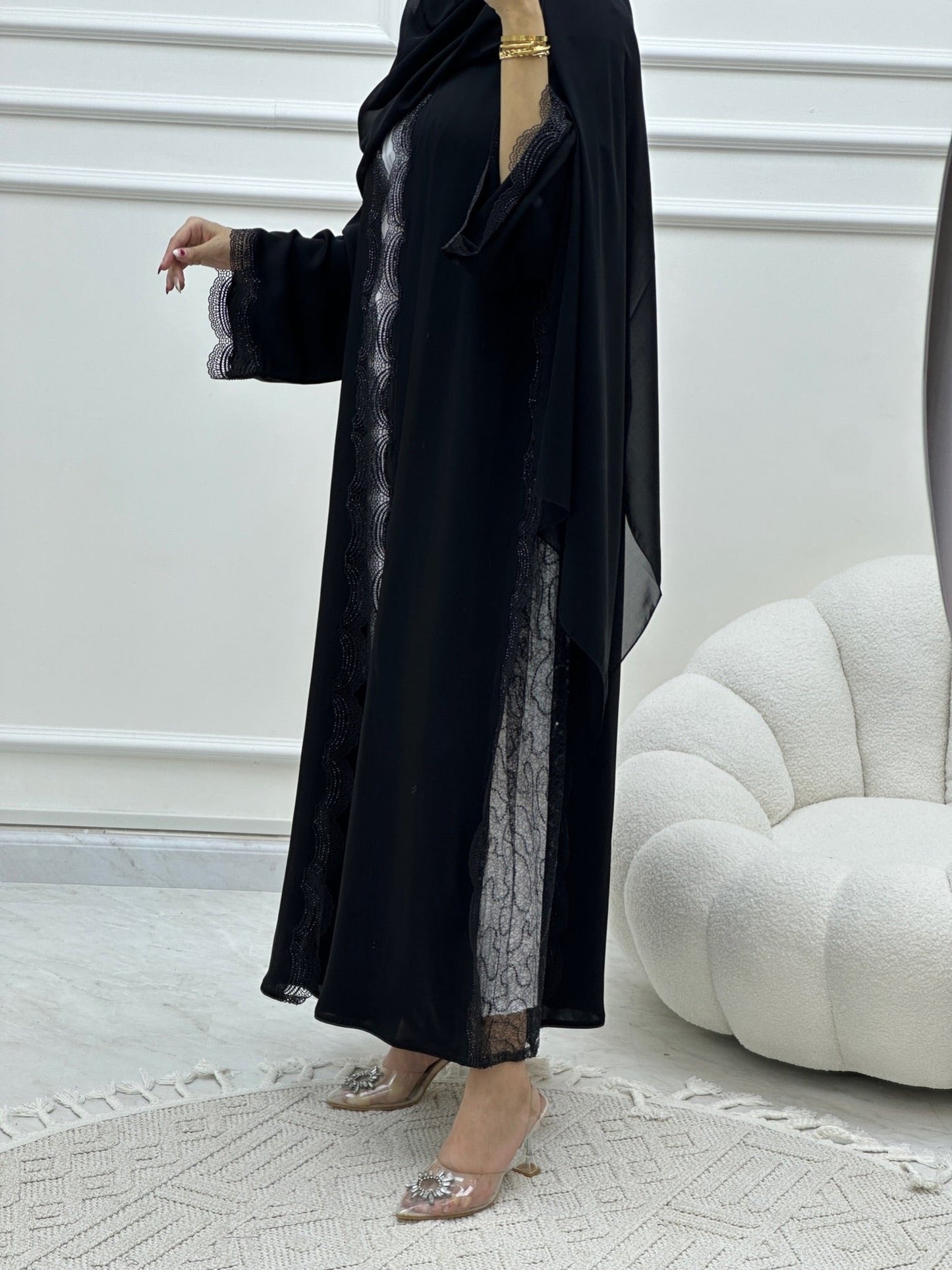 C Ramadan Black Eid Abaya 22