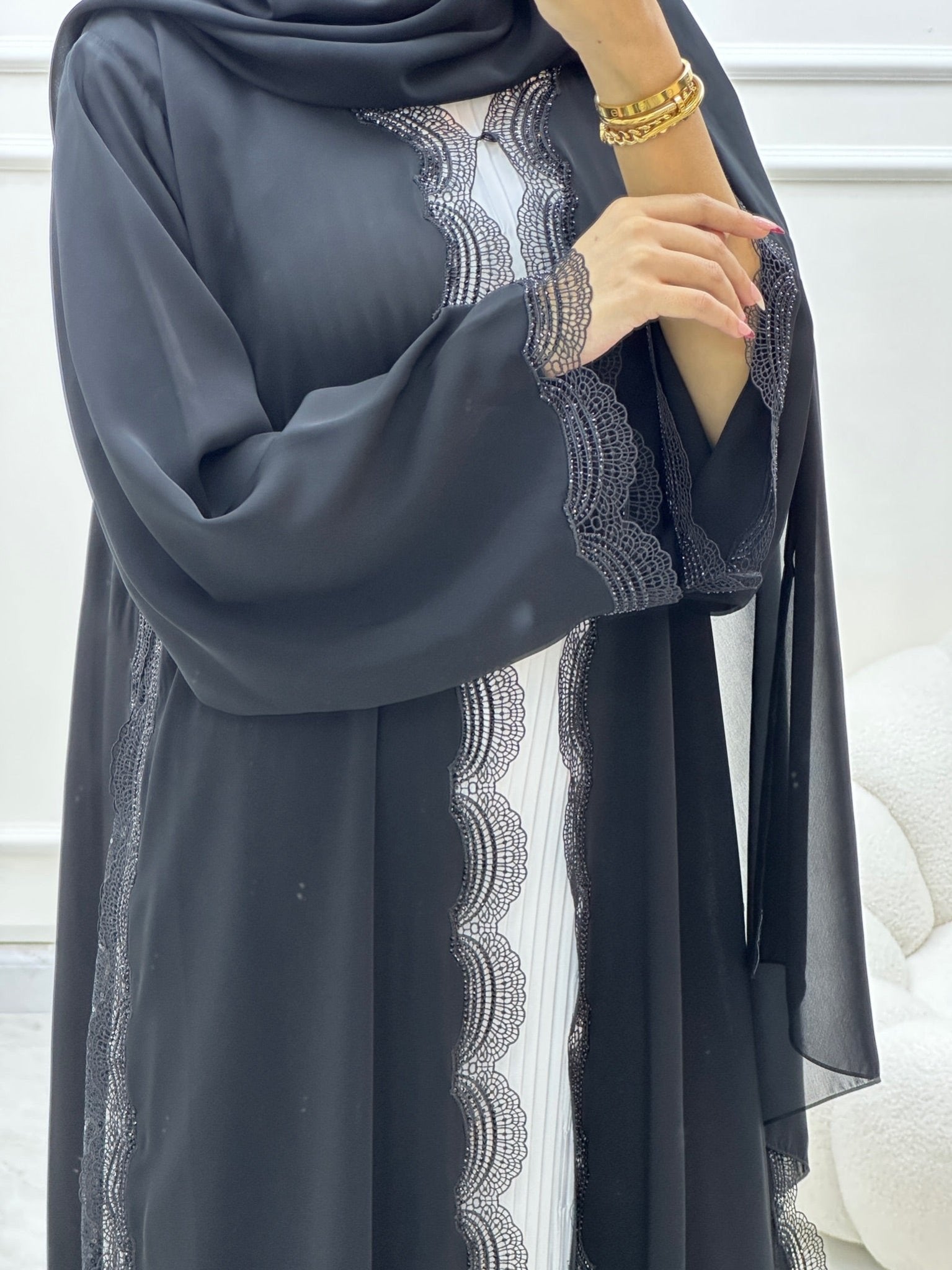 C Ramadan Black Eid Abaya 22