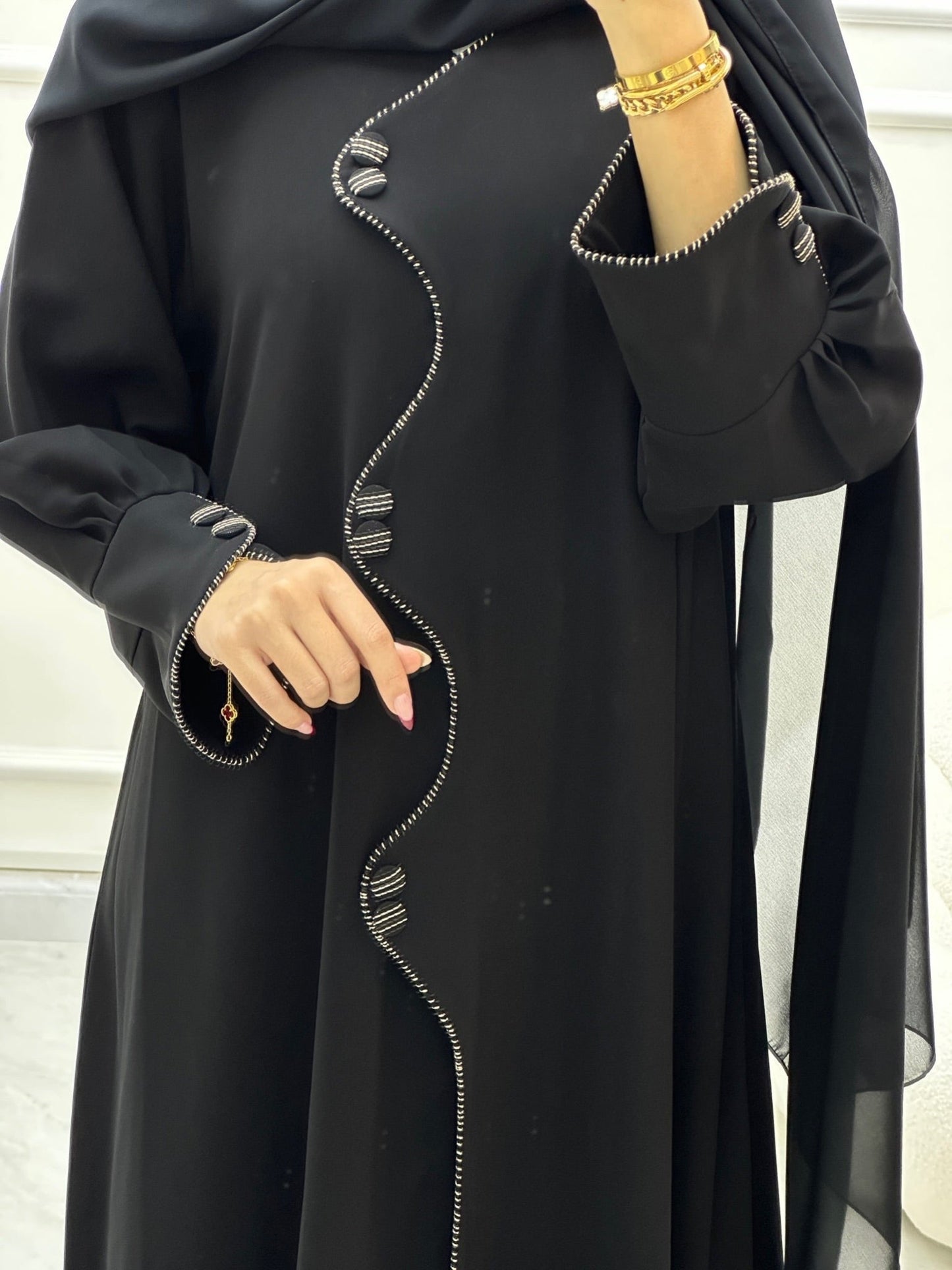 C Ramadan Black Eid Abaya 23