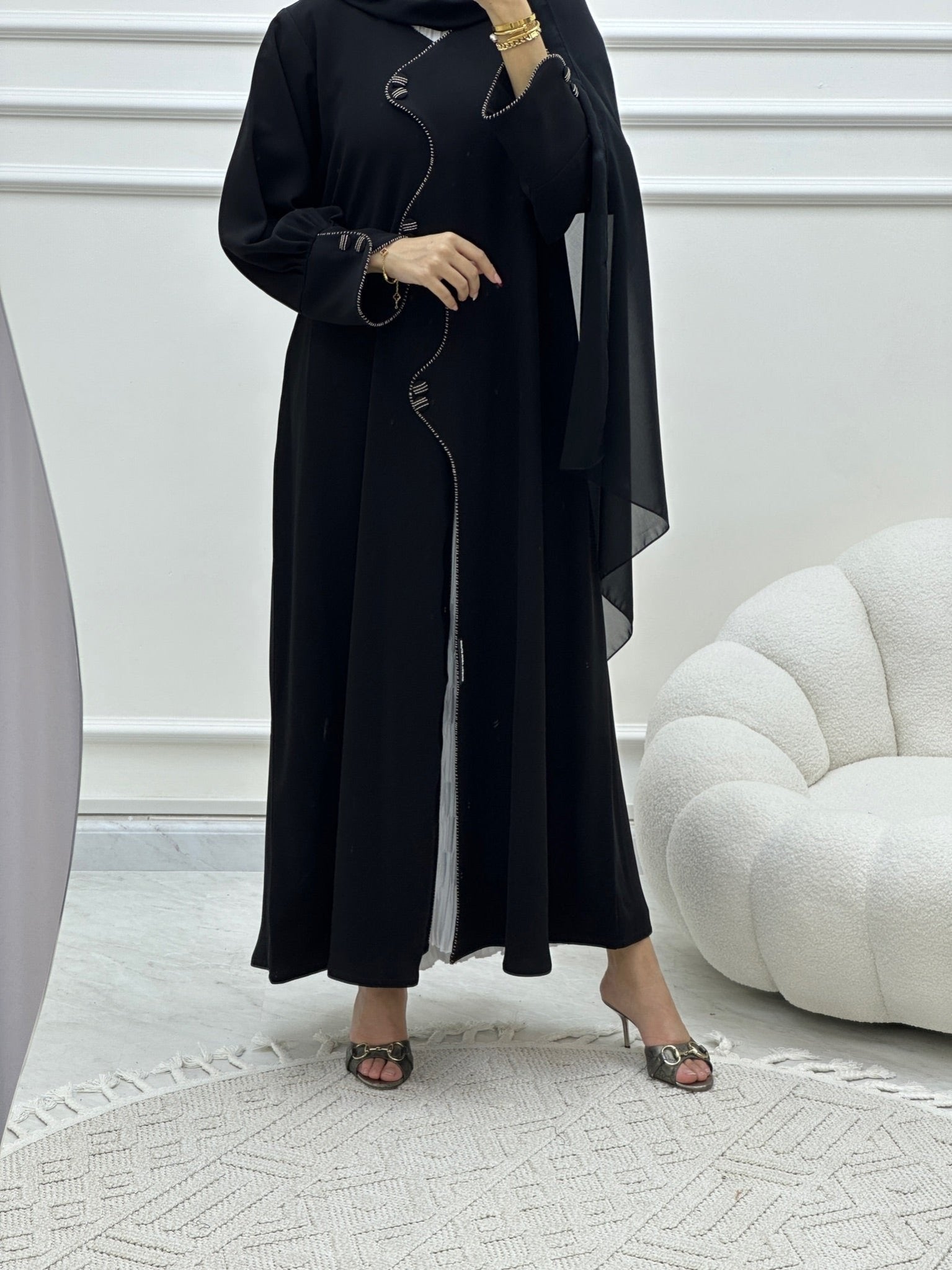 C Ramadan Black Eid Abaya 23