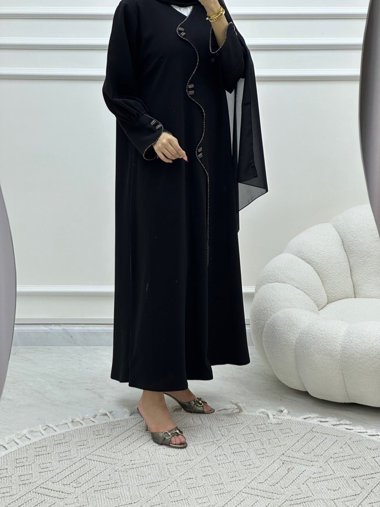 C Ramadan Black Eid Abaya 23