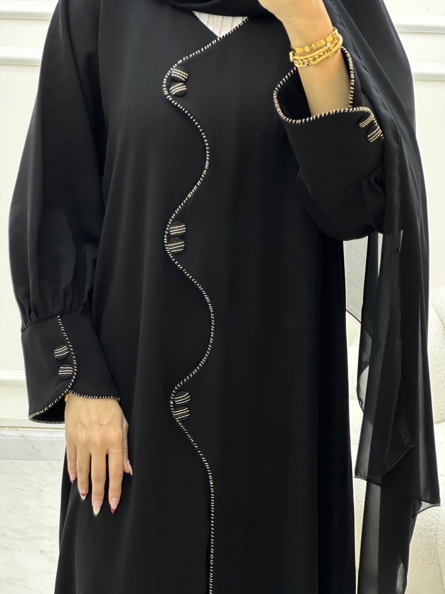 C Ramadan Black Eid Abaya 23