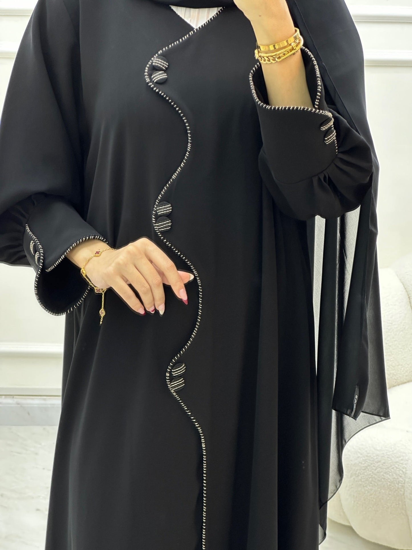 C Ramadan Black Eid Abaya 23