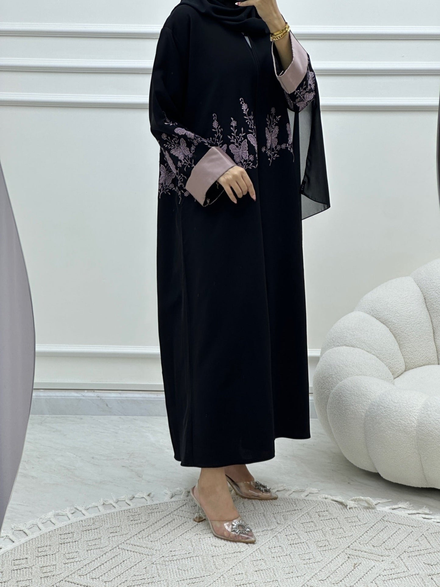 C Ramadan Black Eid Abaya 24