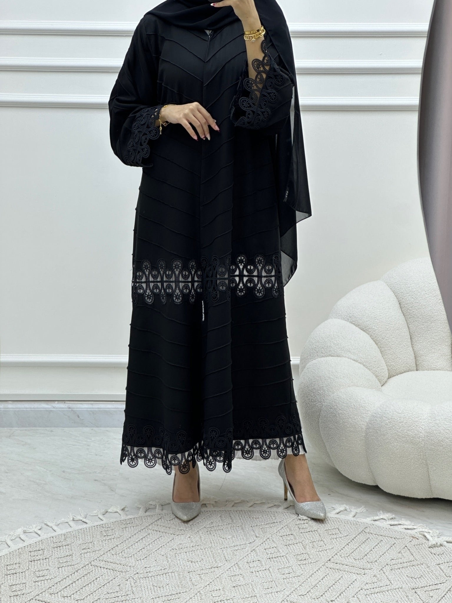 C Ramadan Black Eid Abaya 27