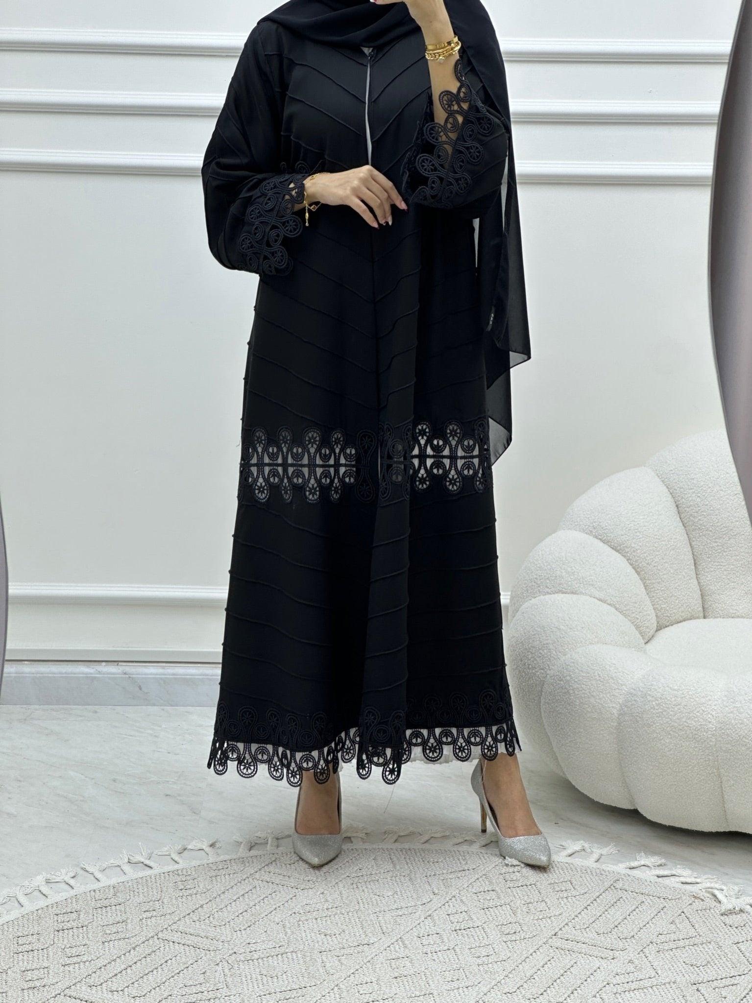 C Ramadan Black Eid Abaya 27