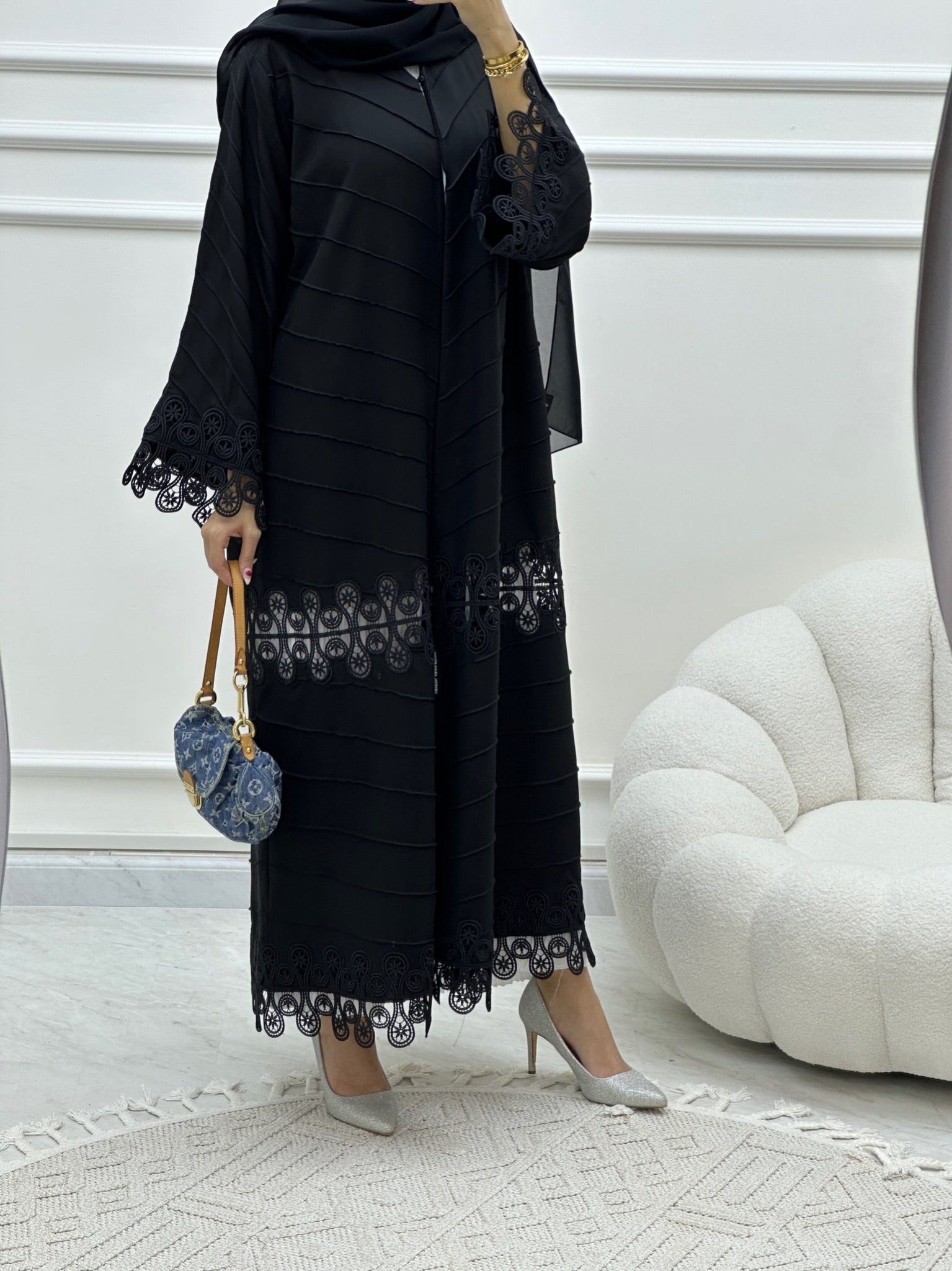 C Ramadan Black Eid Abaya 27