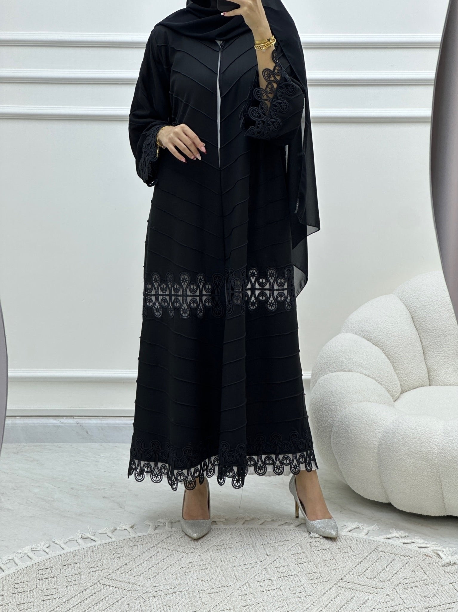 C Ramadan Black Eid Abaya 27