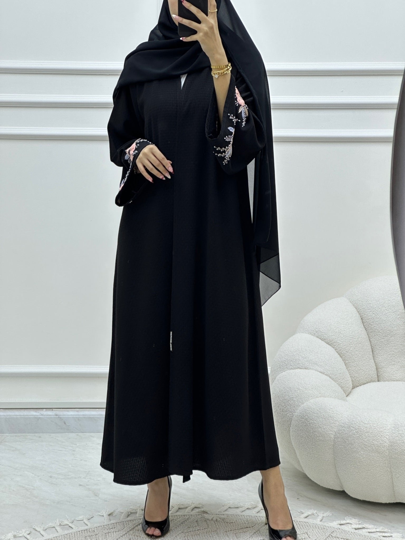 C Ramadan Black Eid Abaya 29