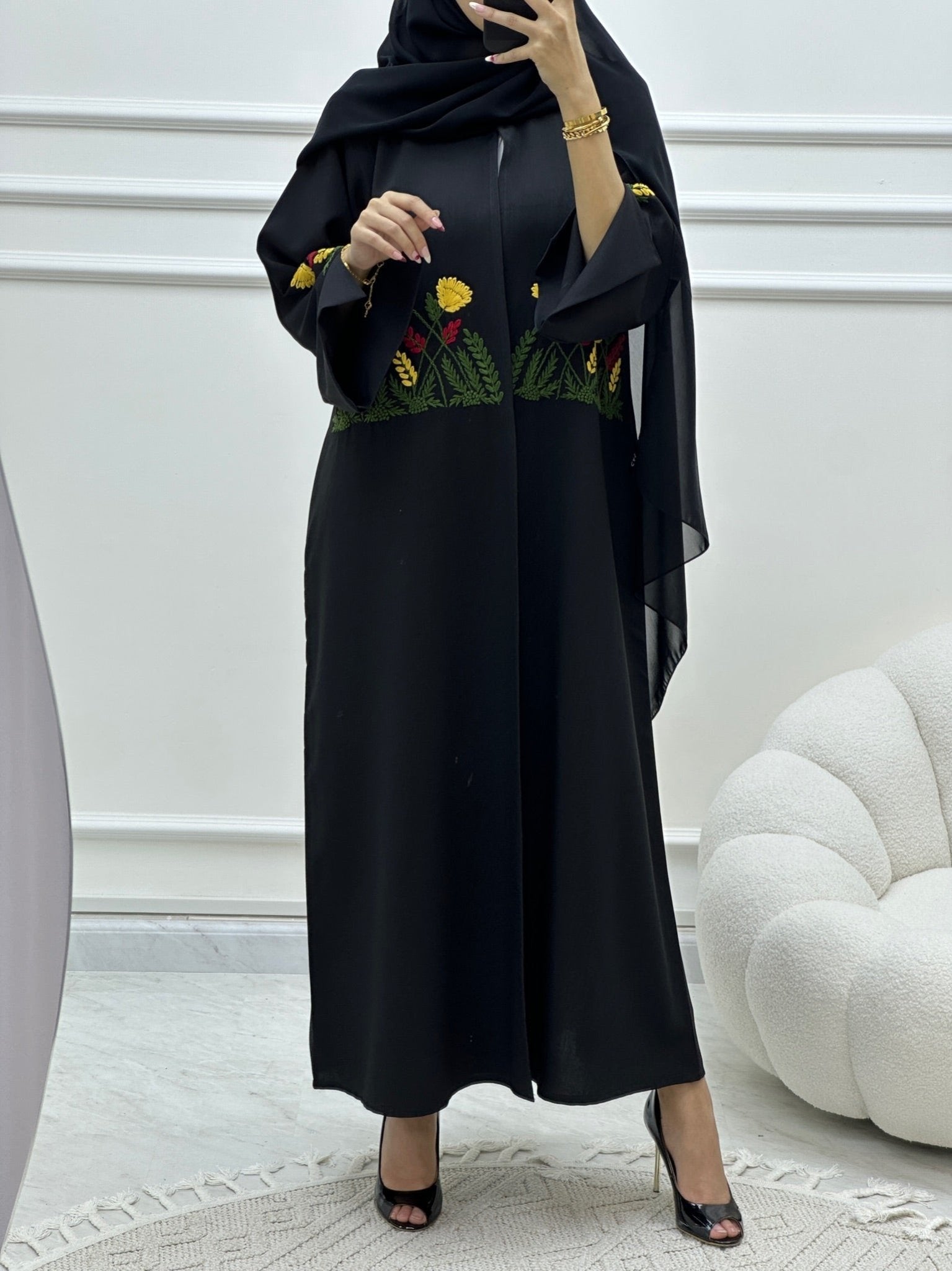 C Ramadan Black Eid Abaya 30