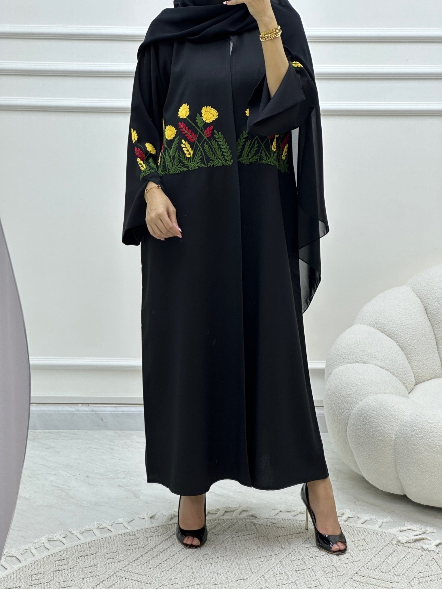 C Ramadan Black Eid Abaya 30