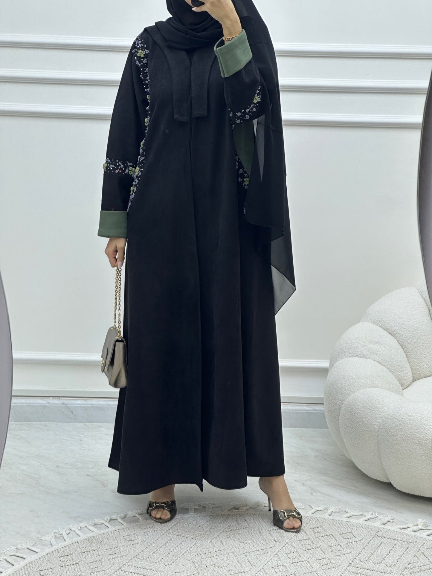 C Ramadan Black Eid Abaya 31