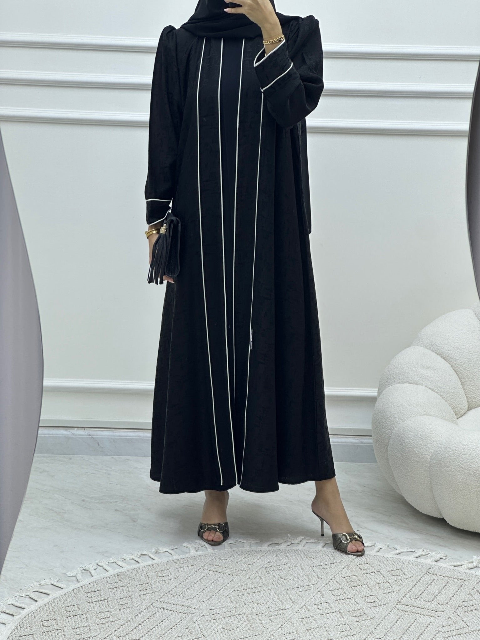 C Ramadan Black Eid Abaya 32