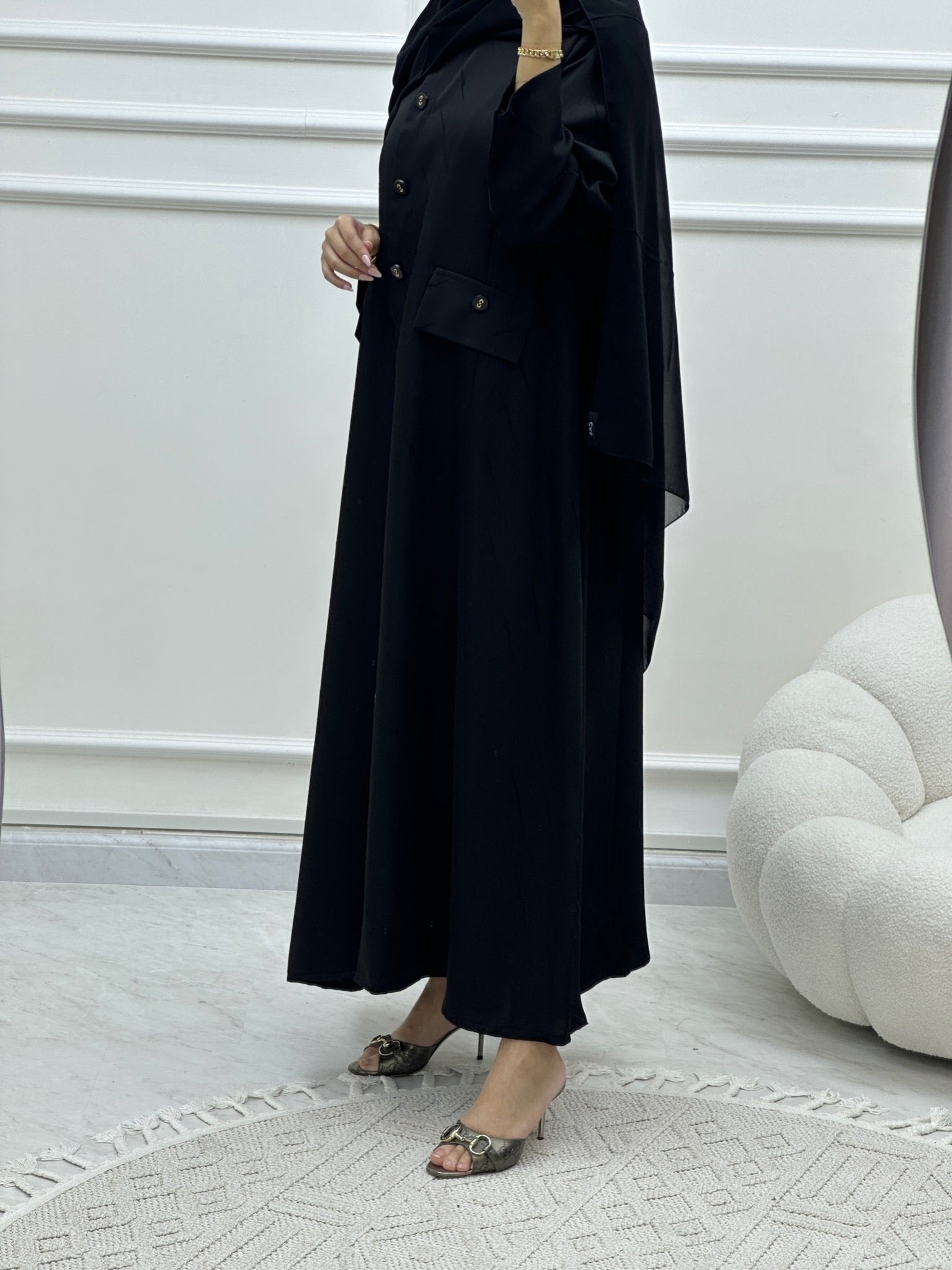 C Ramadan Black Eid Abaya 33