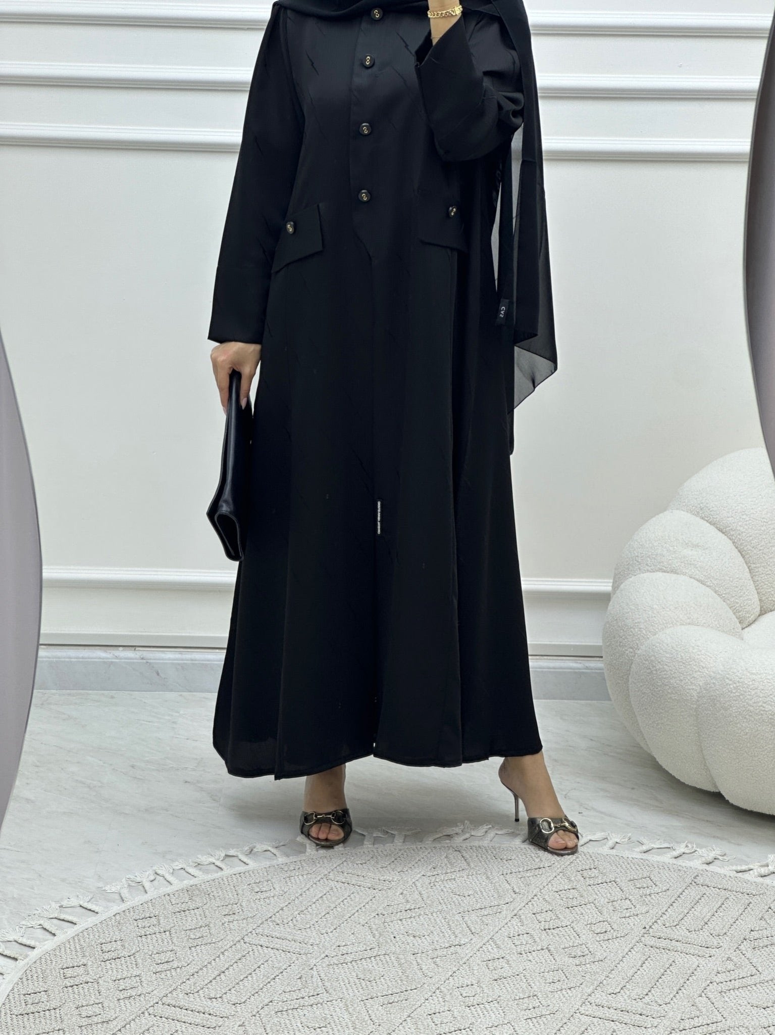 C Ramadan Black Eid Abaya 33