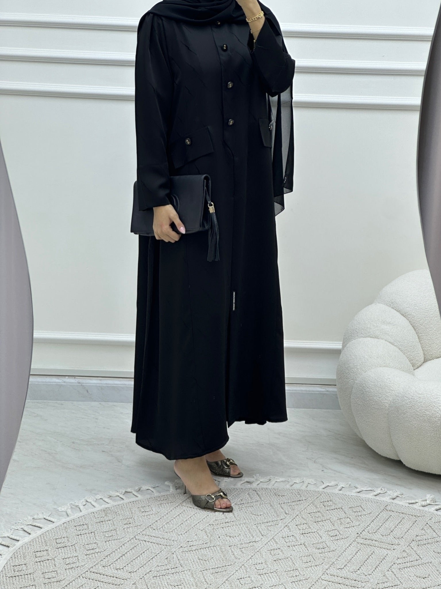 C Ramadan Black Eid Abaya 33