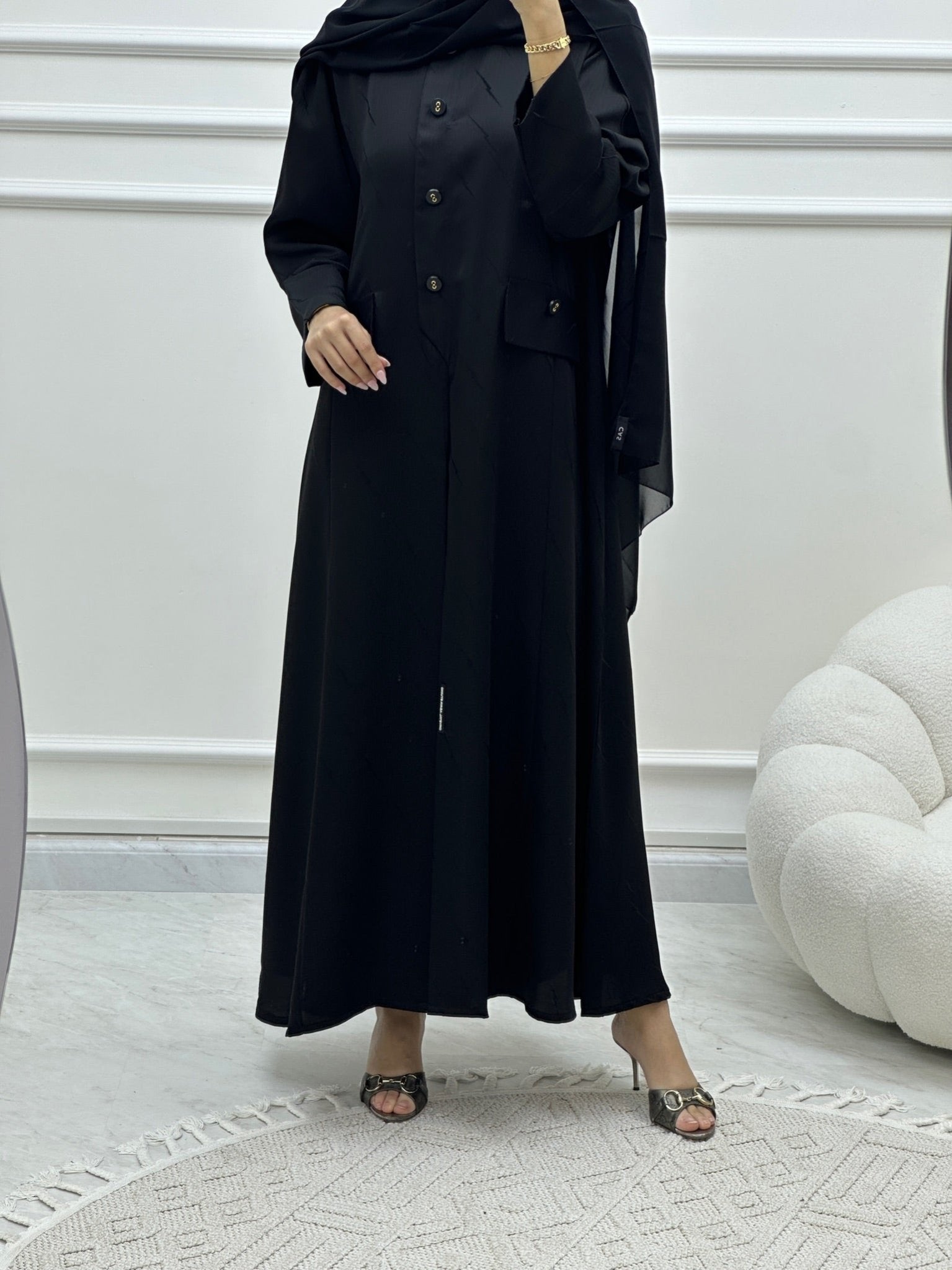 C Ramadan Black Eid Abaya 33