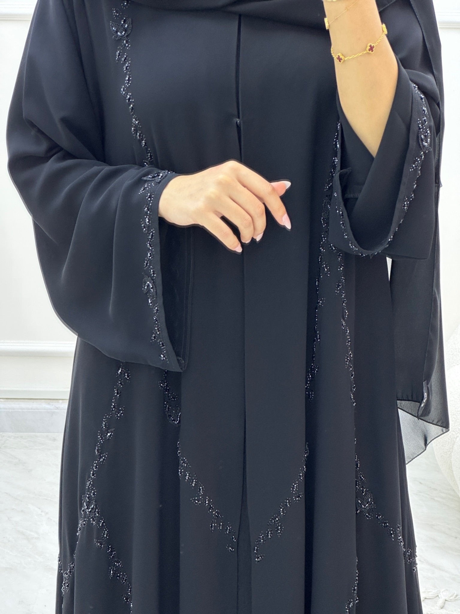 C Ramadan Black Eid Abaya 34