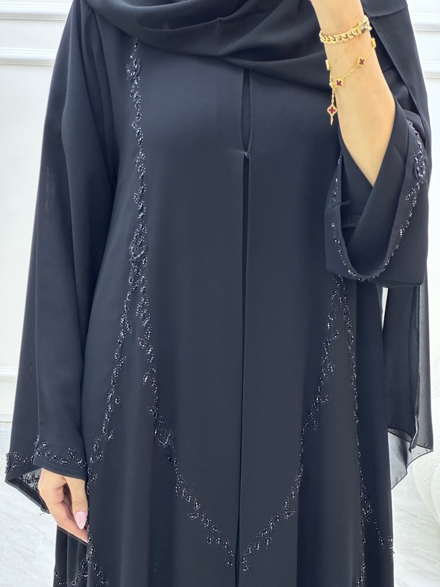 C Ramadan Black Eid Abaya 34