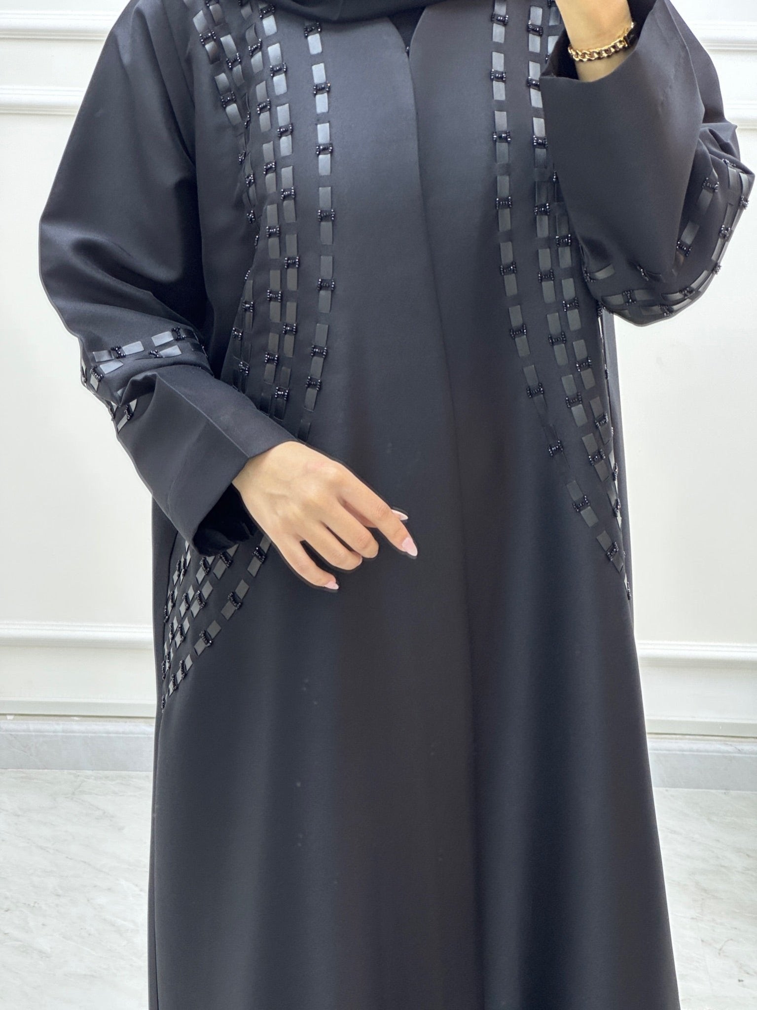 C Ramadan Black Eid Abaya 36