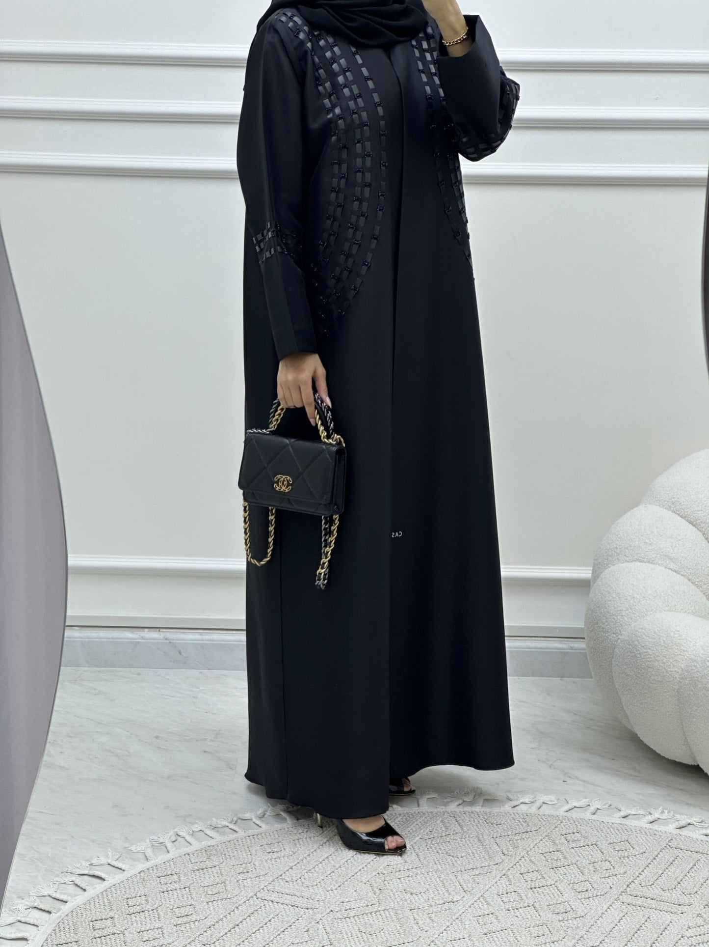 C Ramadan Black Eid Abaya 36