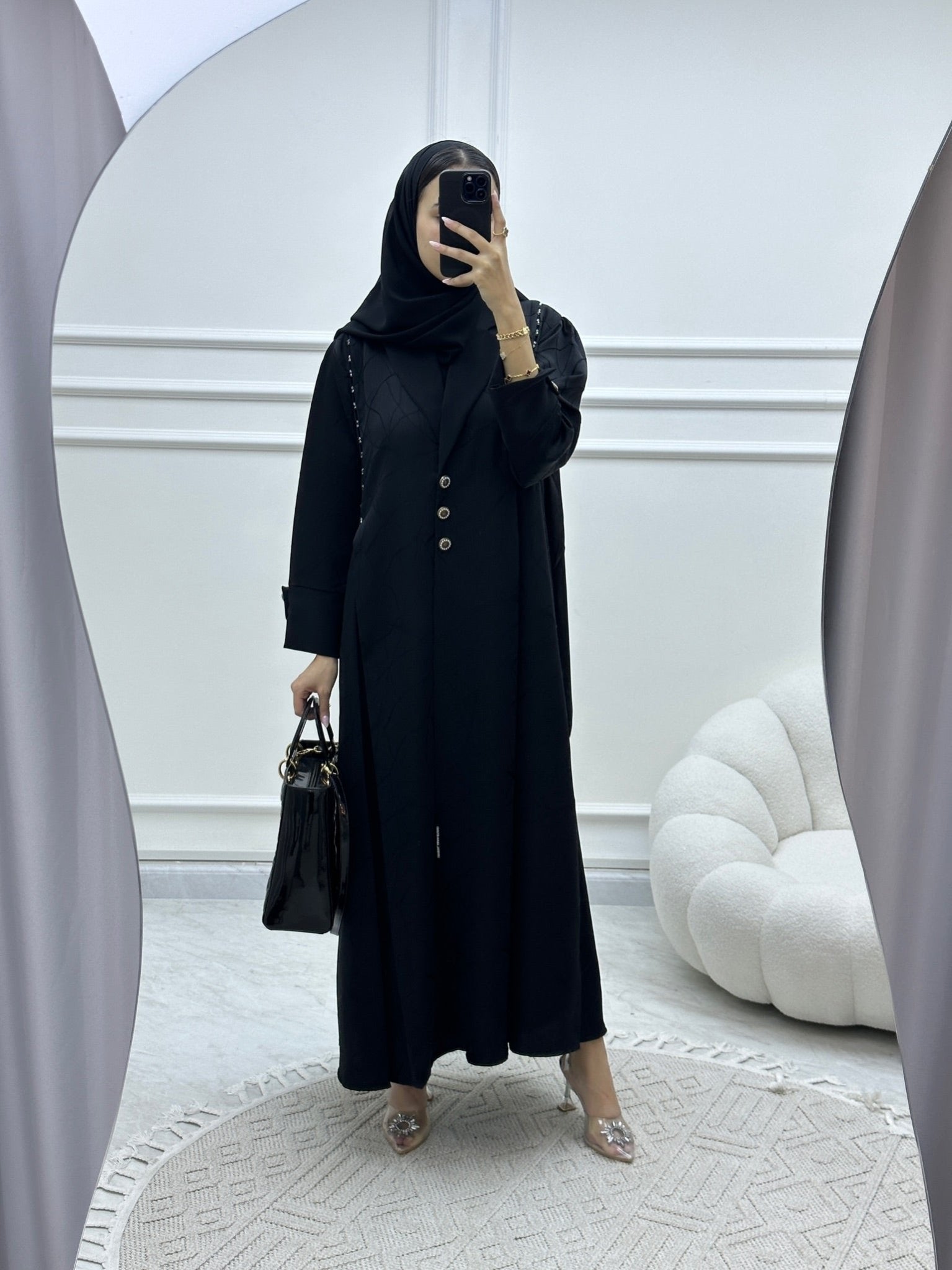 C Ramadan Black Eid Abaya 43