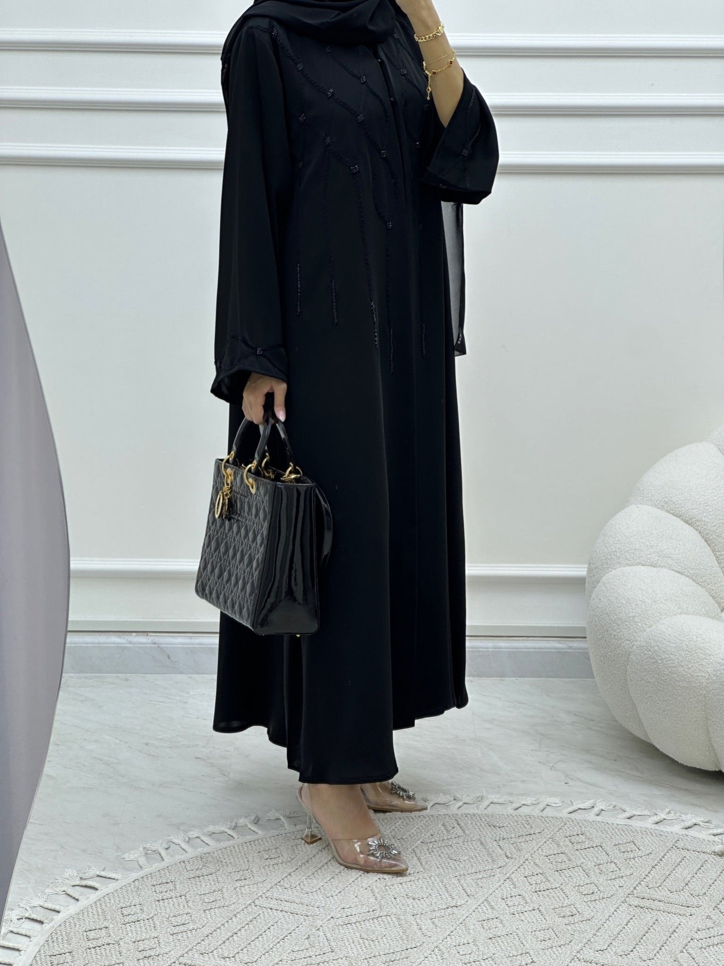 C Ramadan Black Eid Abaya 44